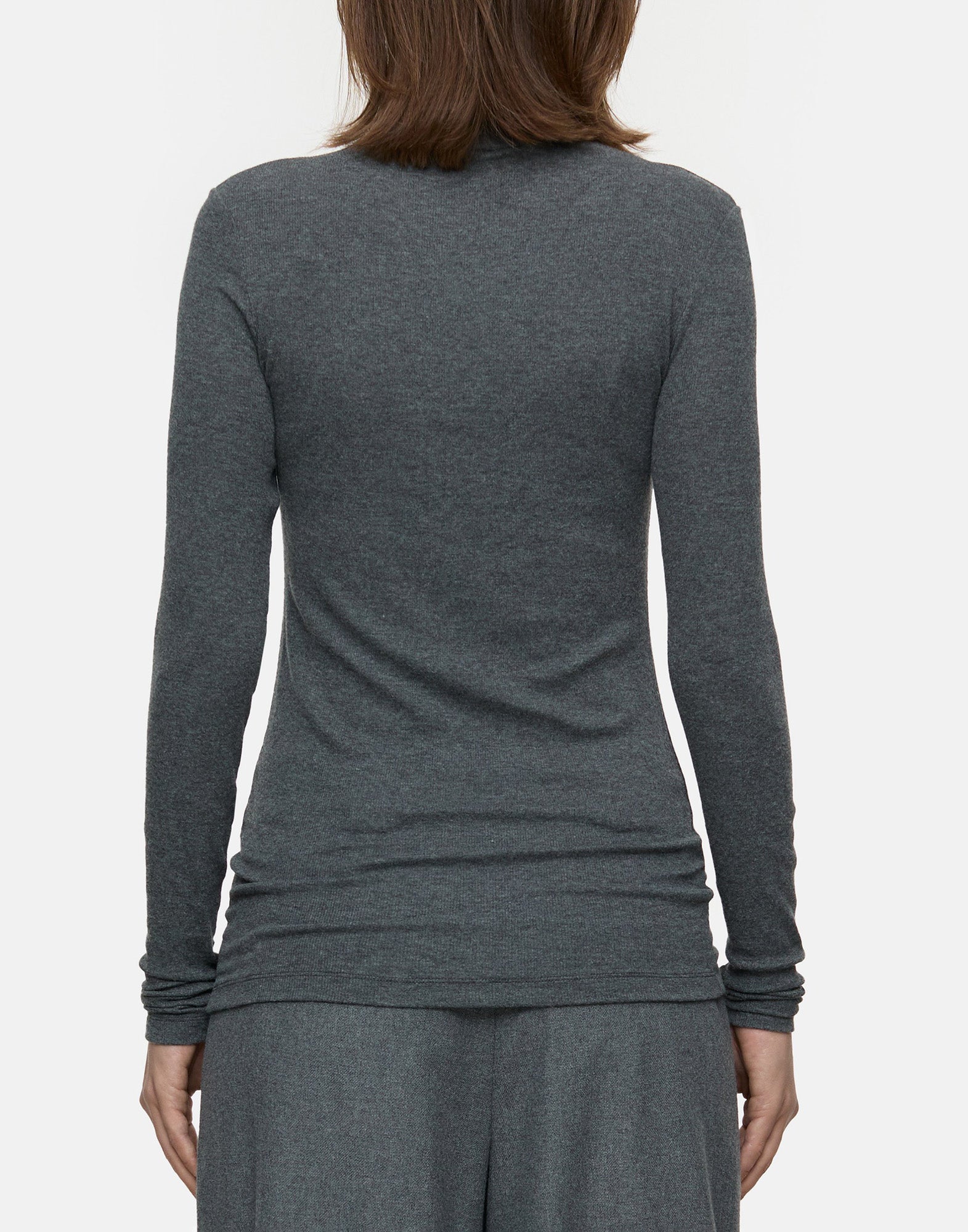 CLOSED Dolcevita in Misto Lana Grigio Scuro Melange