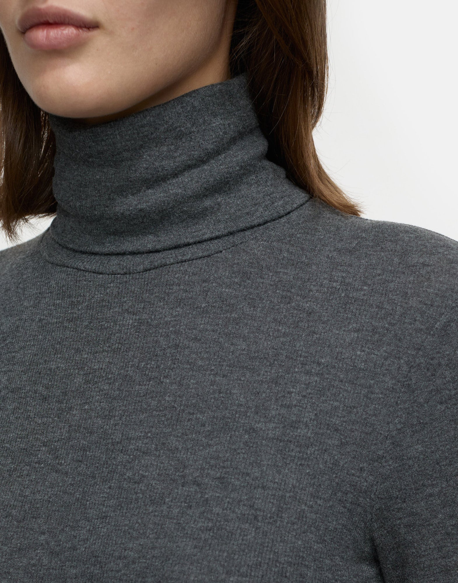 CLOSED Dolcevita in Misto Lana Grigio Scuro Melange