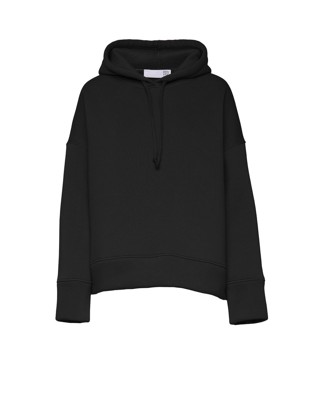 DOUUOD Felpa con Cappuccio in Felpa Soft Nera