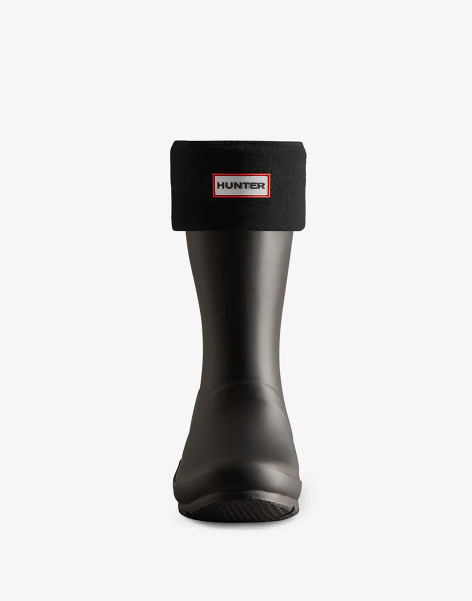HUNTER Calze Basse con Polsino in Pile Riciclato Black