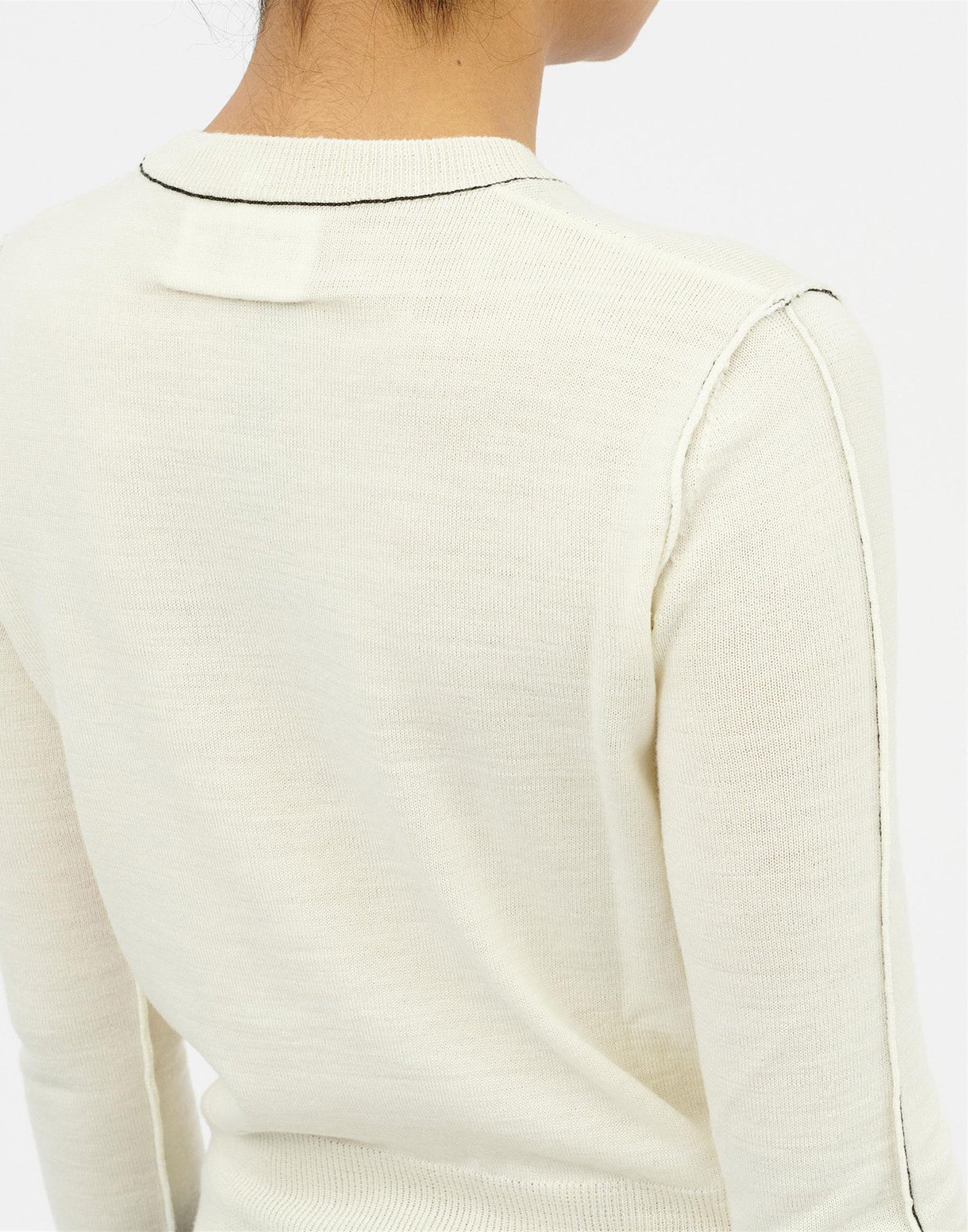 MM6 MAISON MARGIELA Maglione Corto Off White