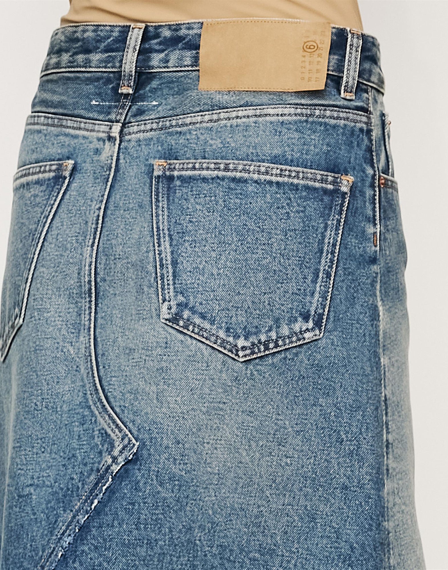 MM6 MAISON MARGIELA Gonna Midi di Jeans