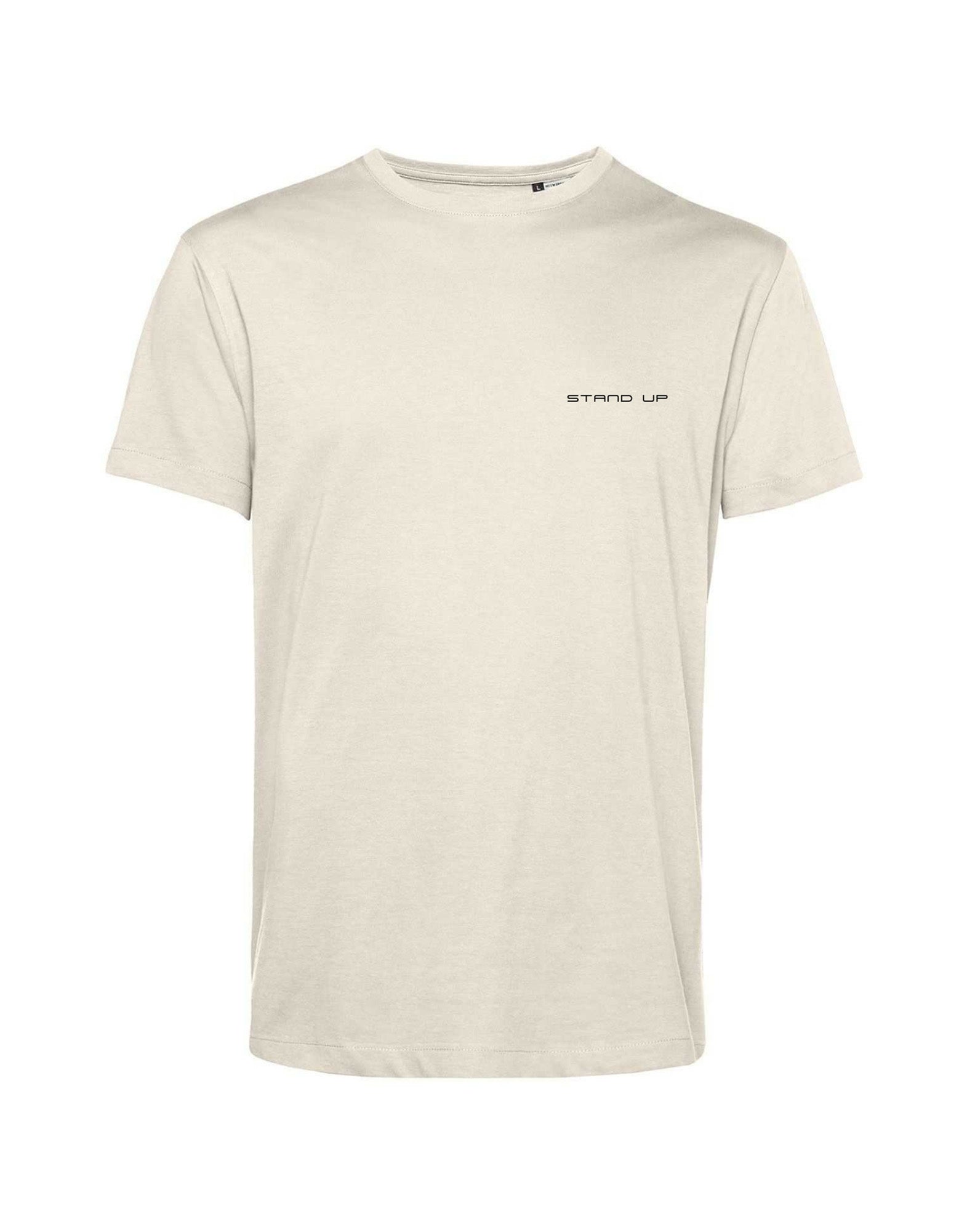 STAND UP T-shirt Manica Corta Off White con Stampa