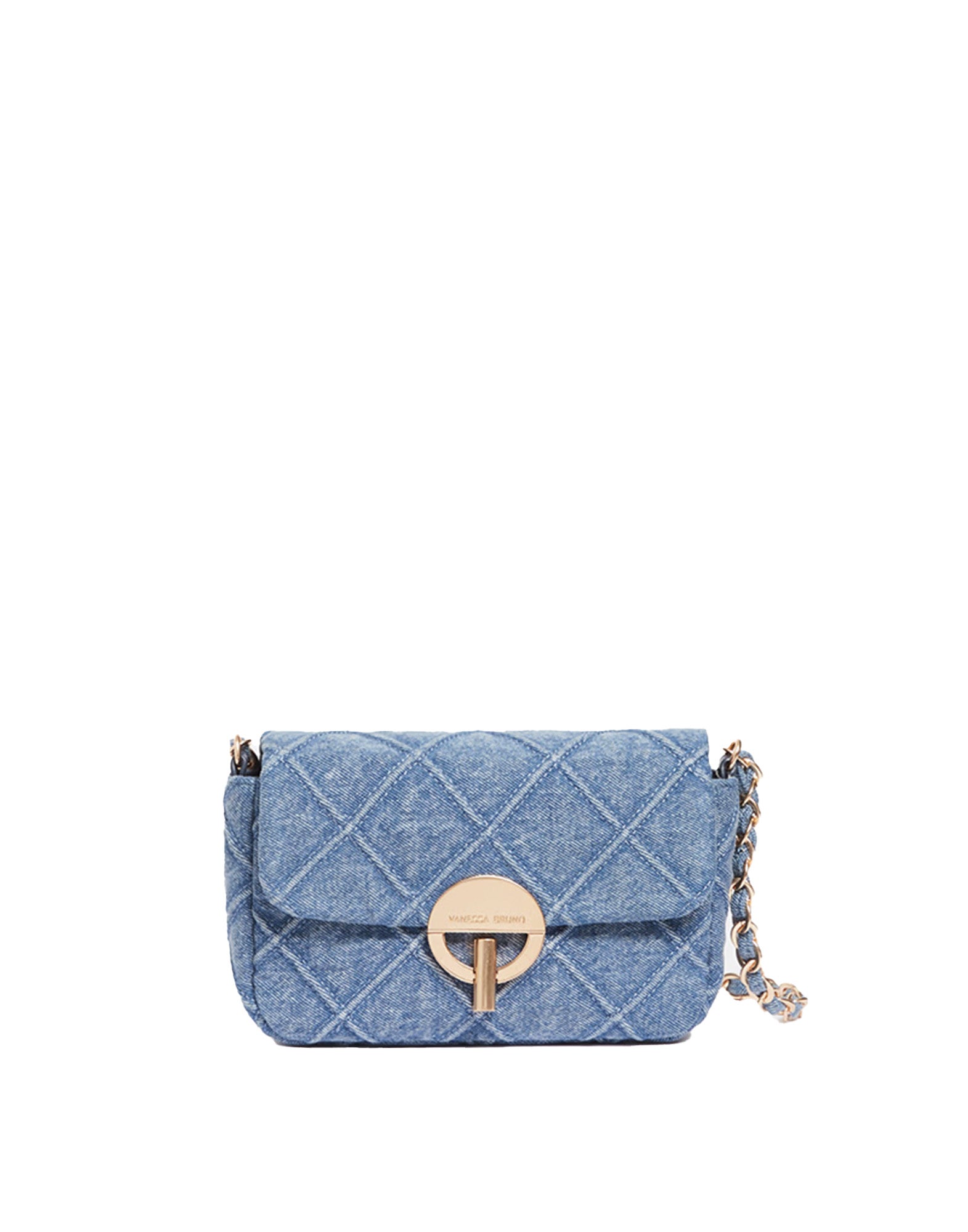 VANESSA BRUNO Borsa Moon Media in Denim