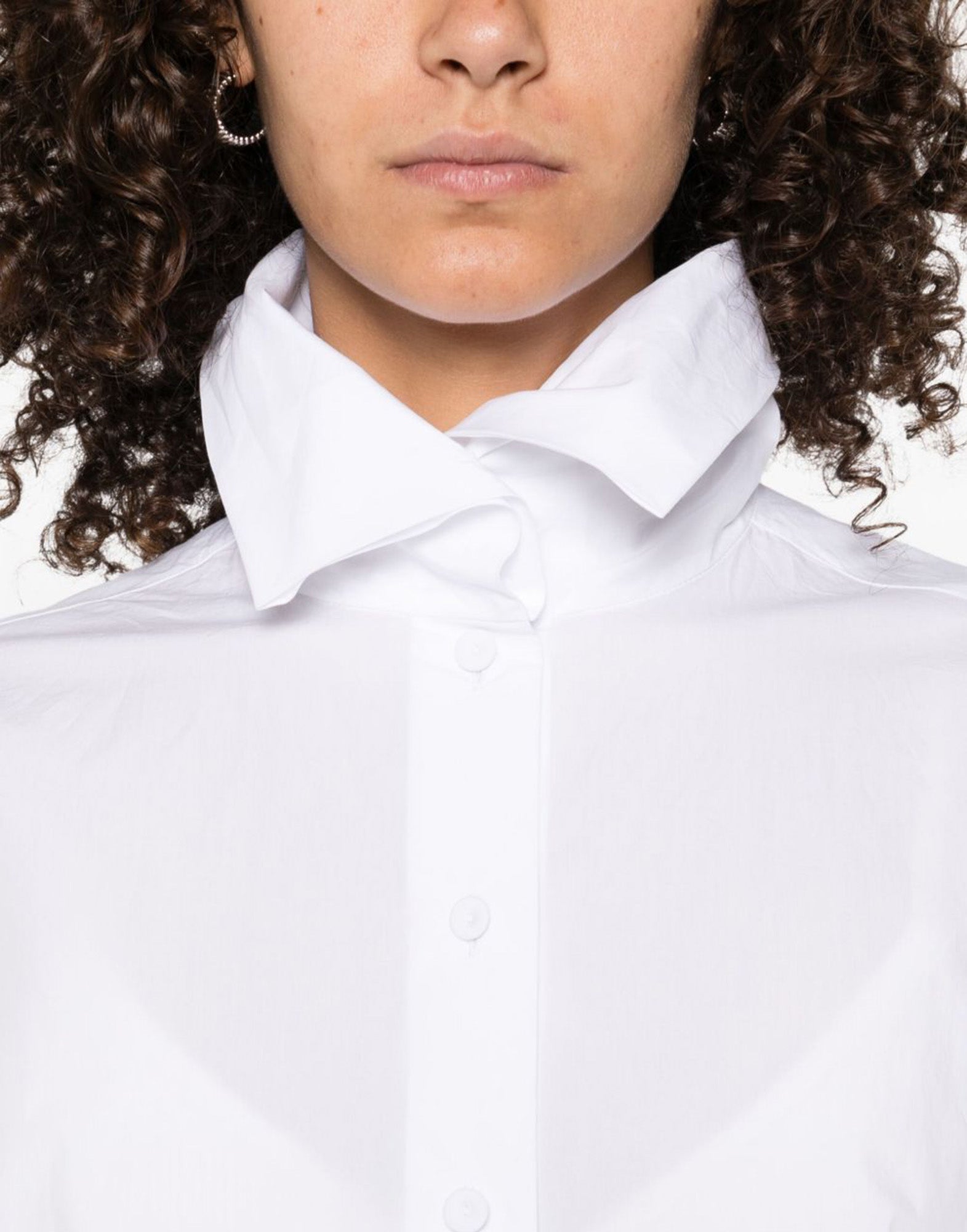 ALBERTA FERRETTI Camicia con Dettaglio Colletto Bianca