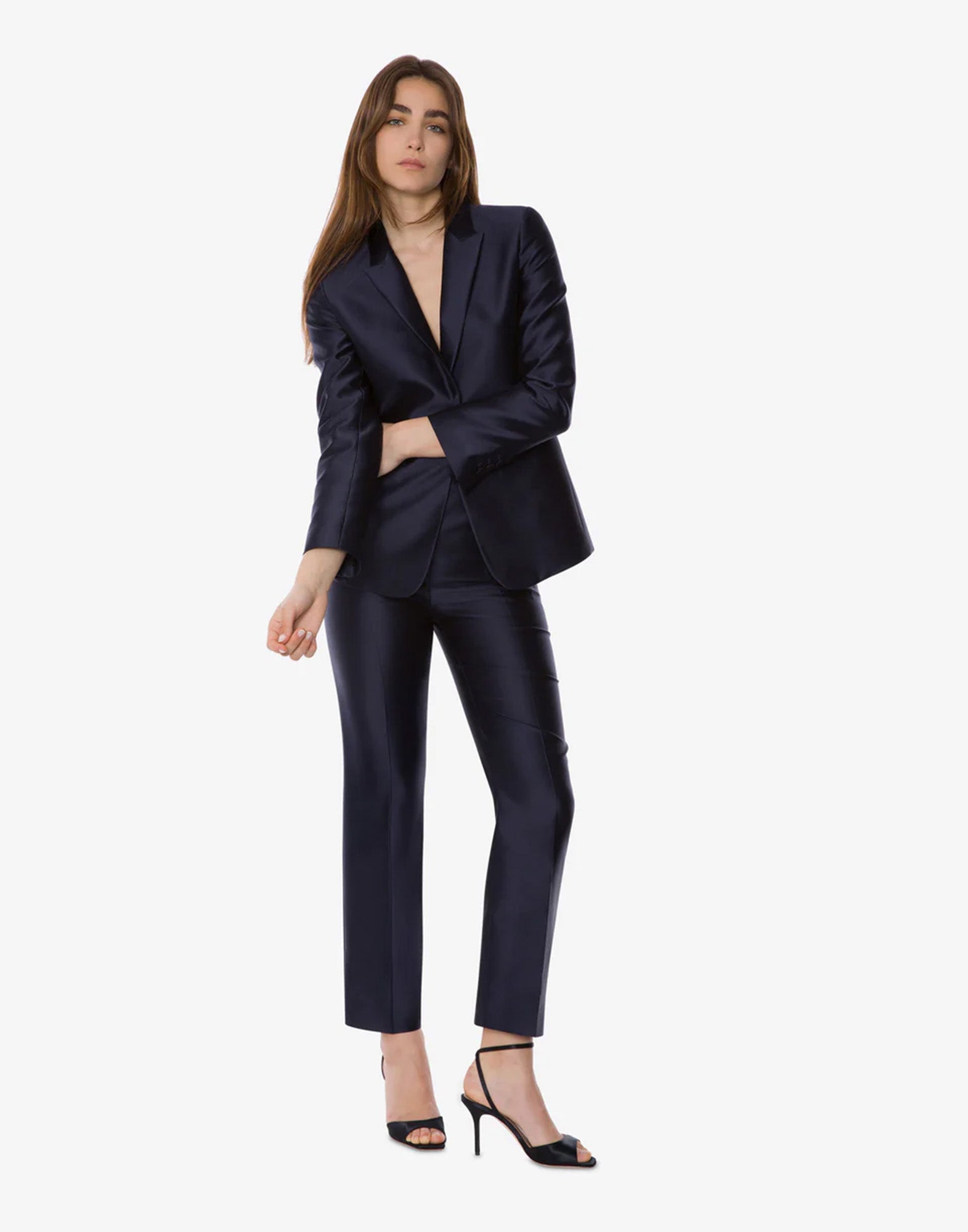 ALBERTA FERRETTI Pantaloni in Mikado Blu