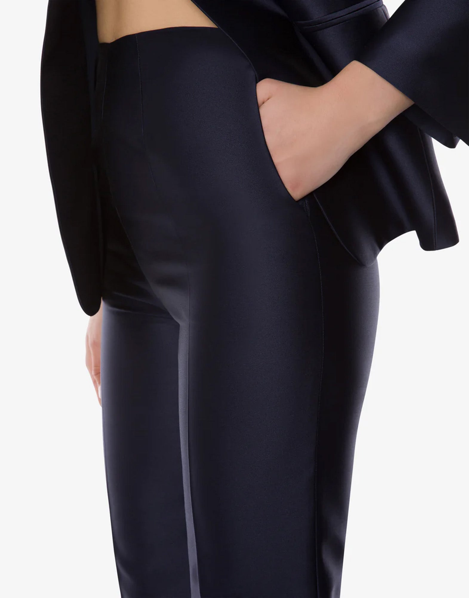 ALBERTA FERRETTI Pantaloni in Mikado Blu