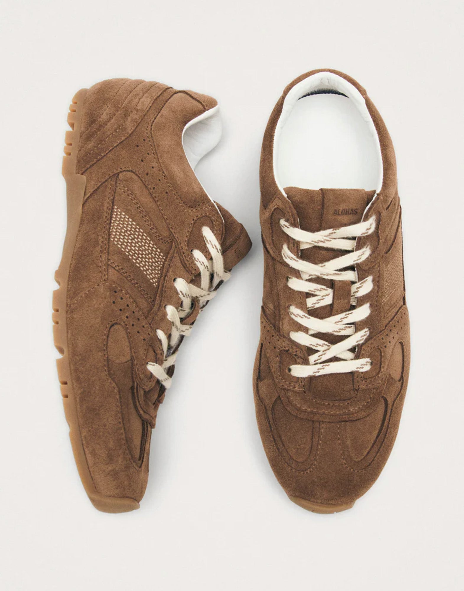 ALOHAS Sneaker Tb.56 Suede in Pelle Marrone