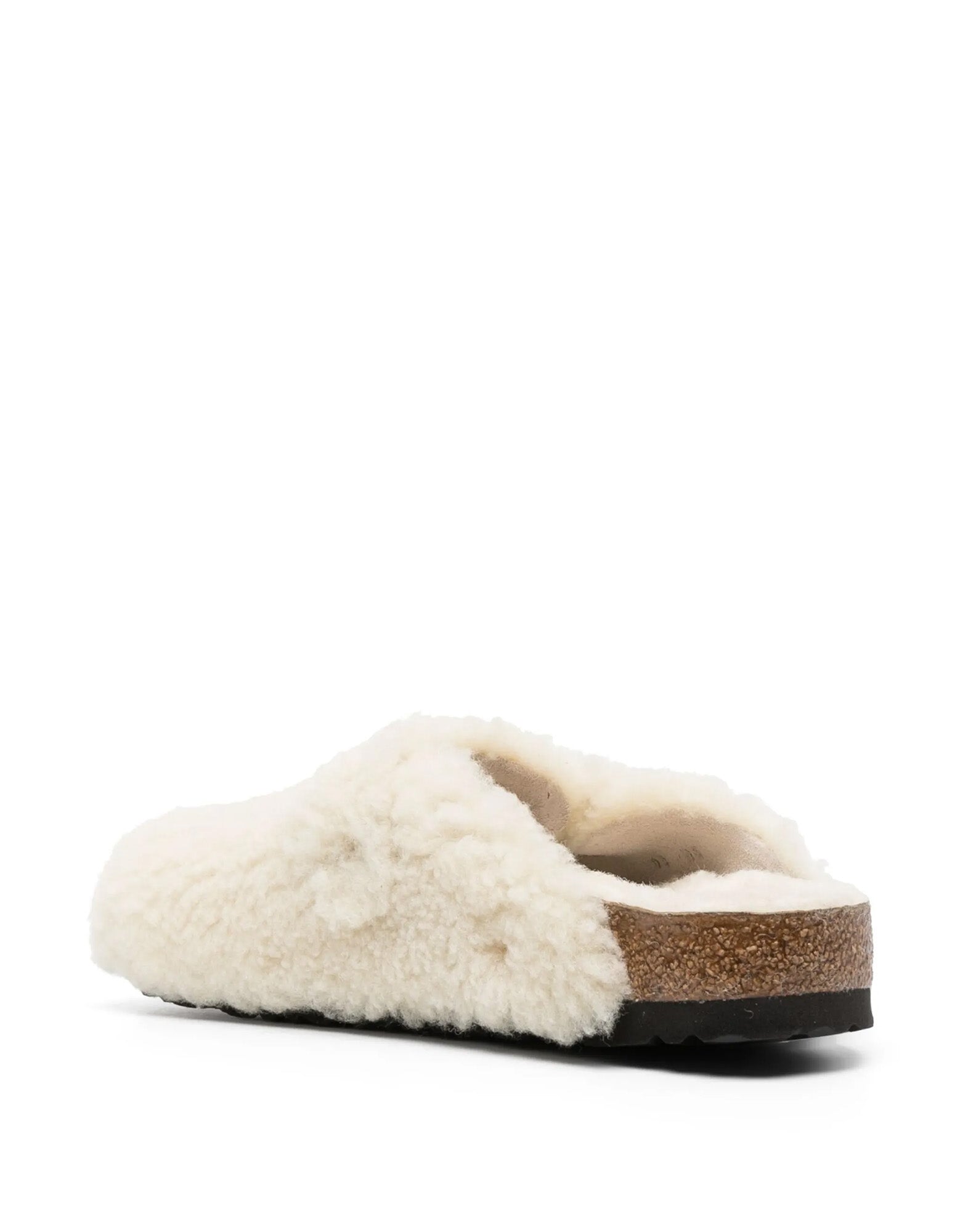 BIRKENSTOCK Boston Big Buckle Shearling Teddy Eggshell