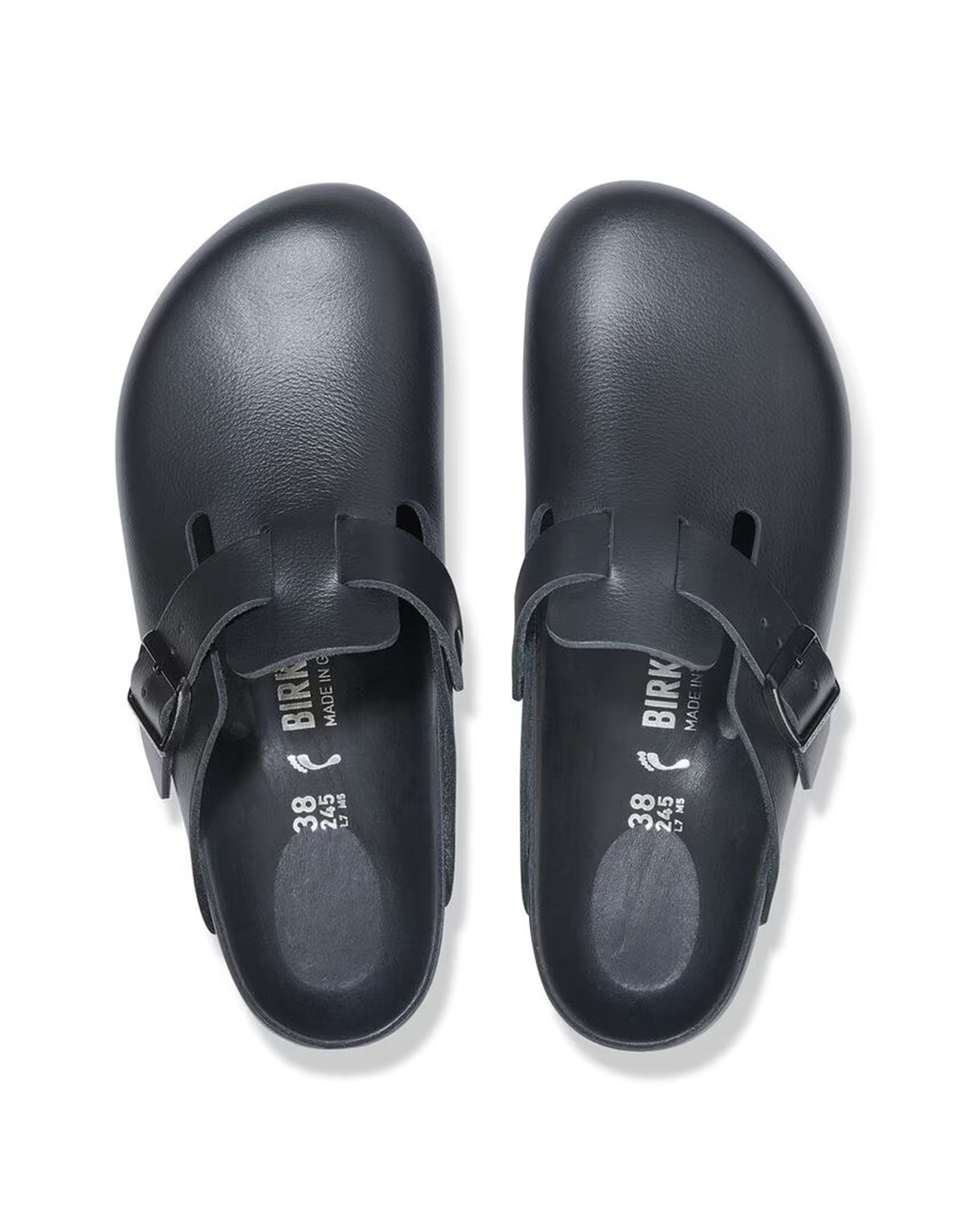 BIRKENSTOCK Boston Exquisite in Pelle Nera