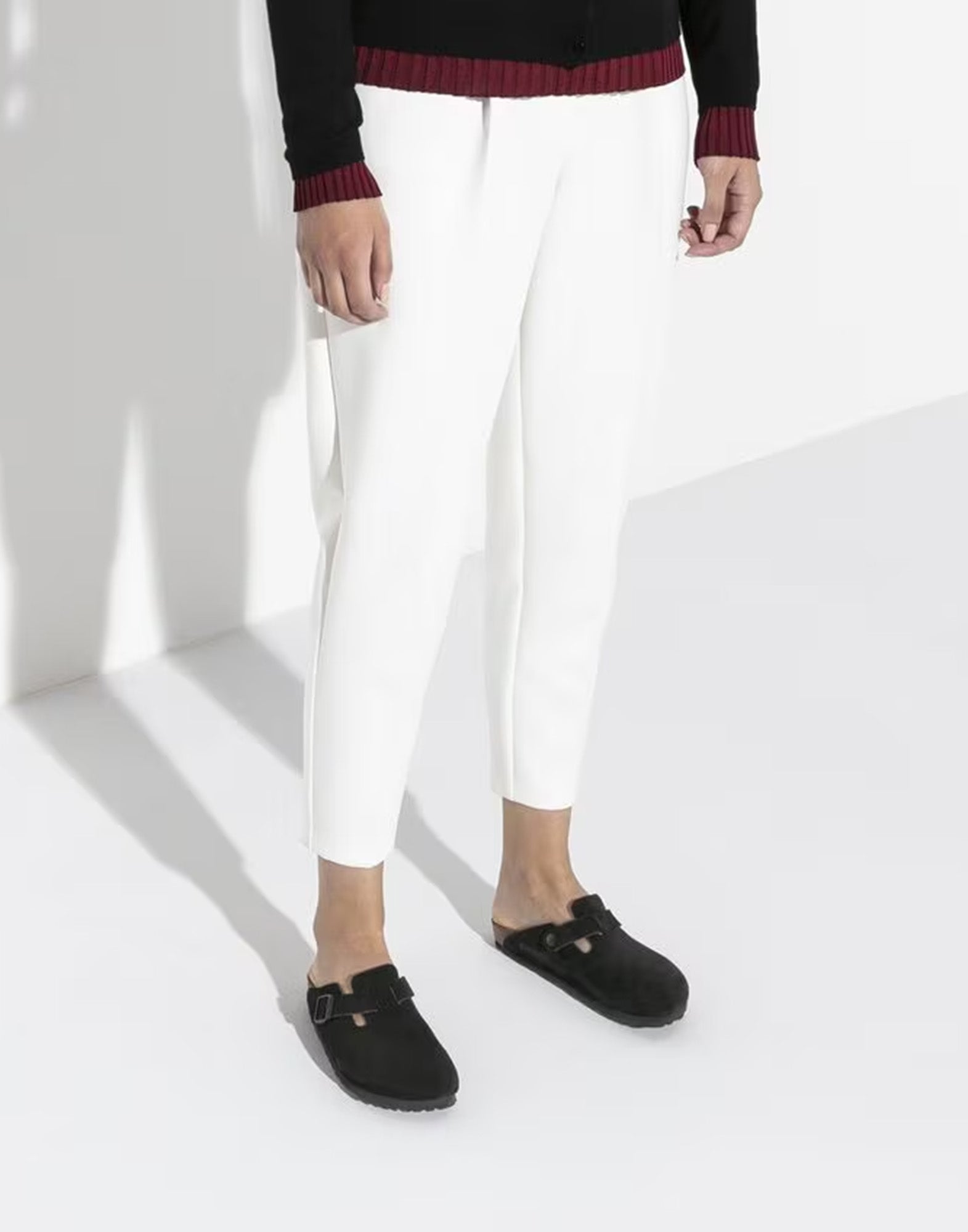 BIRKENSTOCK Boston in Pelle Scamosciata Mocha