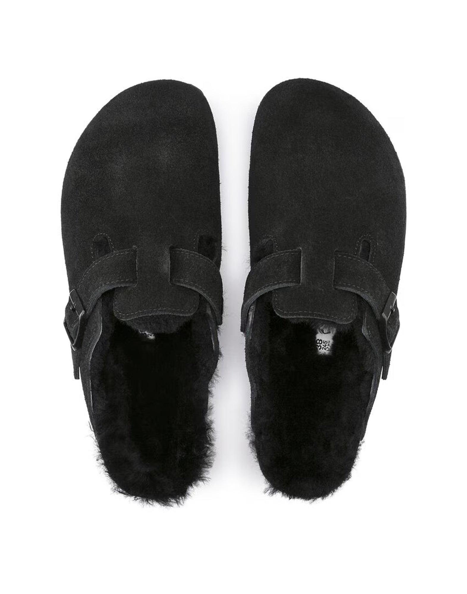 BIRKENSTOCK Boston Shearling Scamosciato Black