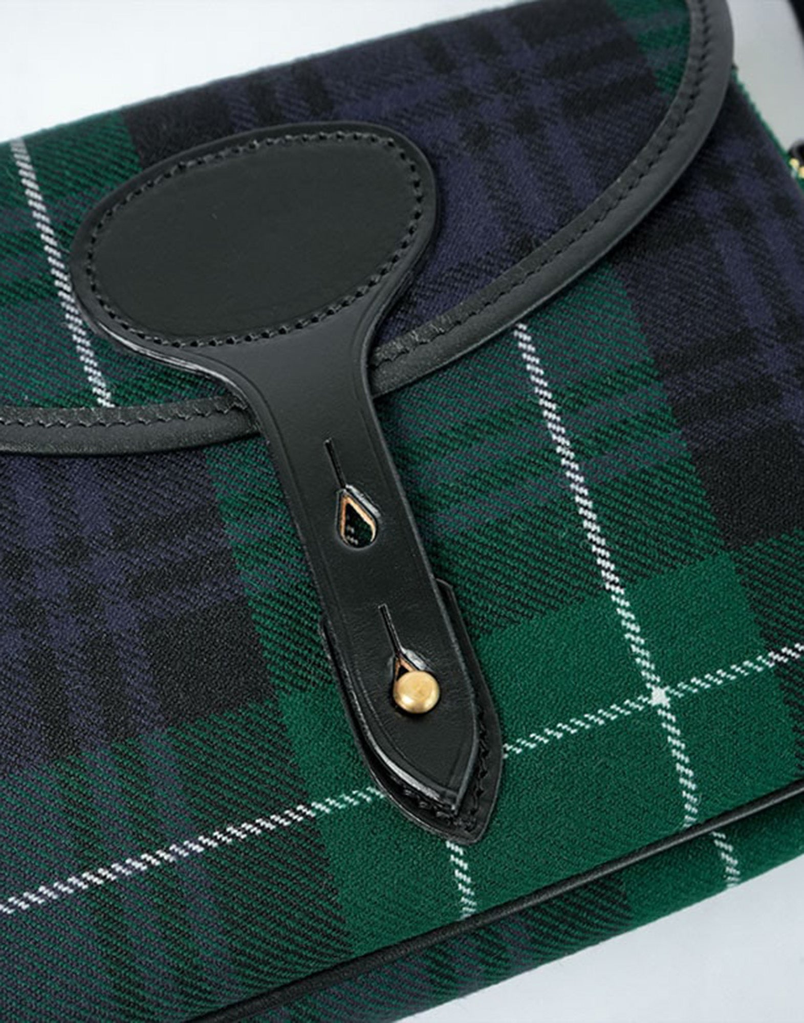BRADY Borsa Colne Lochcarron in Lana Scozzese Green Tartan