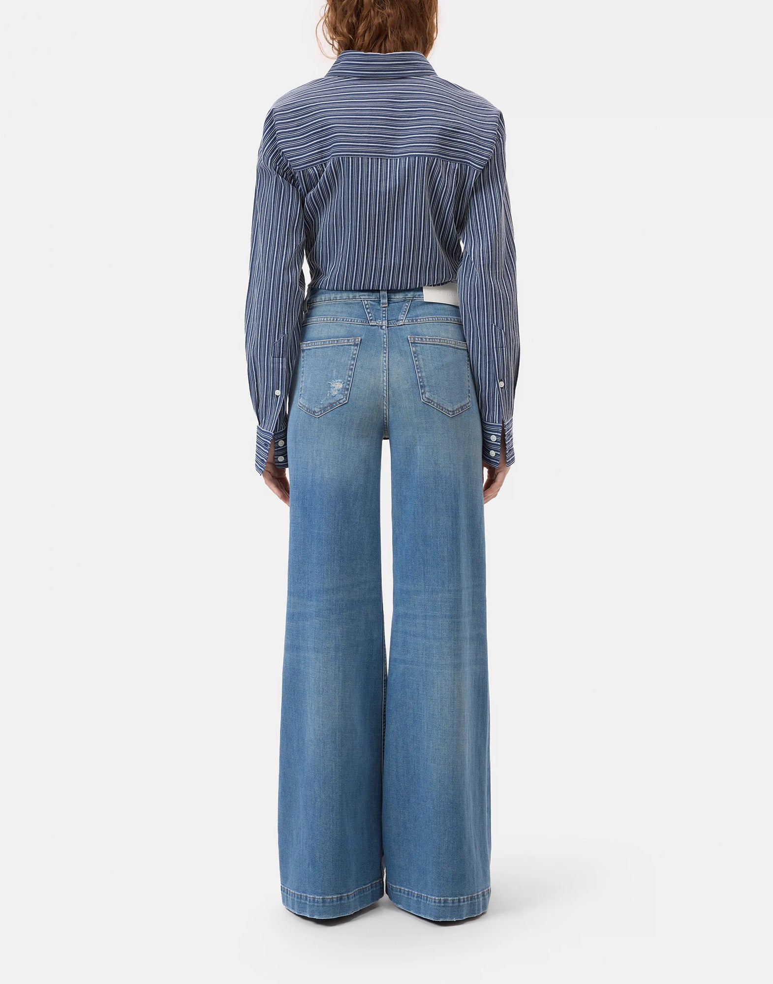 CLOSED Jeans Wide Glow Up in Denim Rigenerato