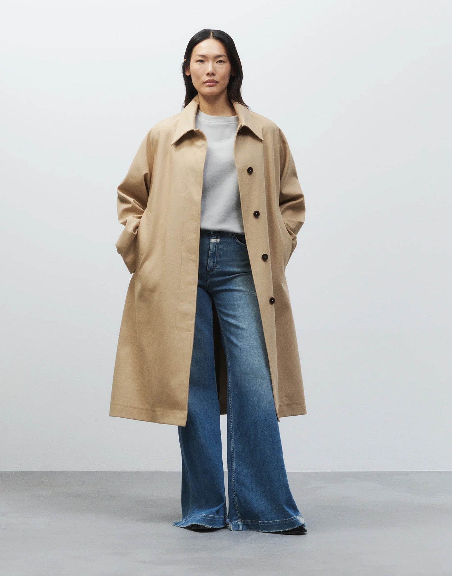 CLOSED Jeans Wide Glow Up in Denim Rigenerato