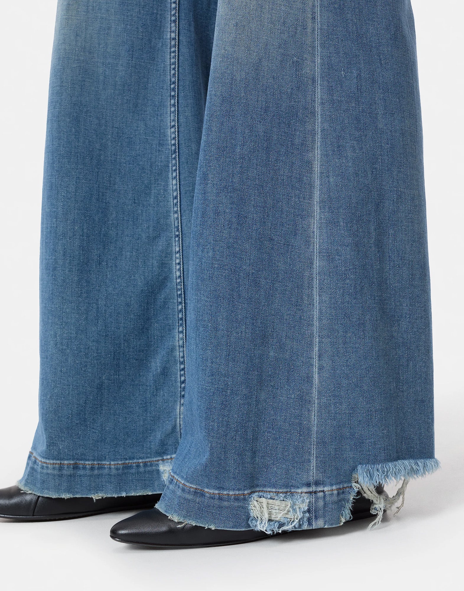 CLOSED Jeans Wide Glow Up in Denim Rigenerato