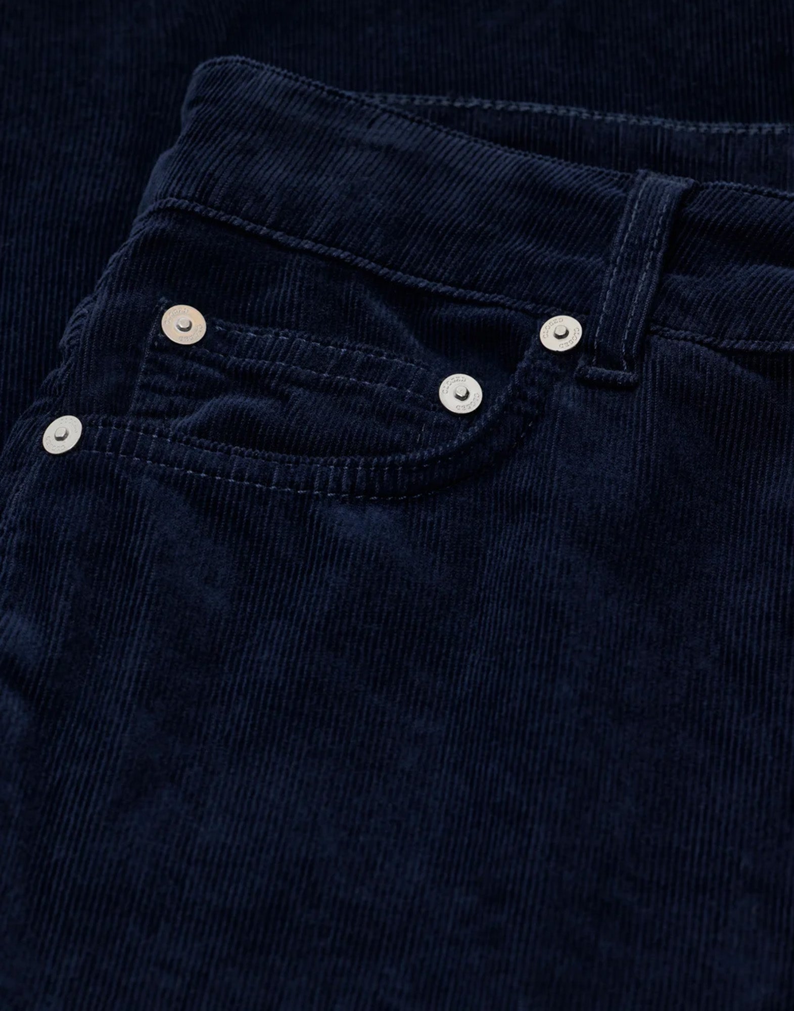 CLOSED Pantaloni Wide Glow Up in Velluto a Coste Dark Night