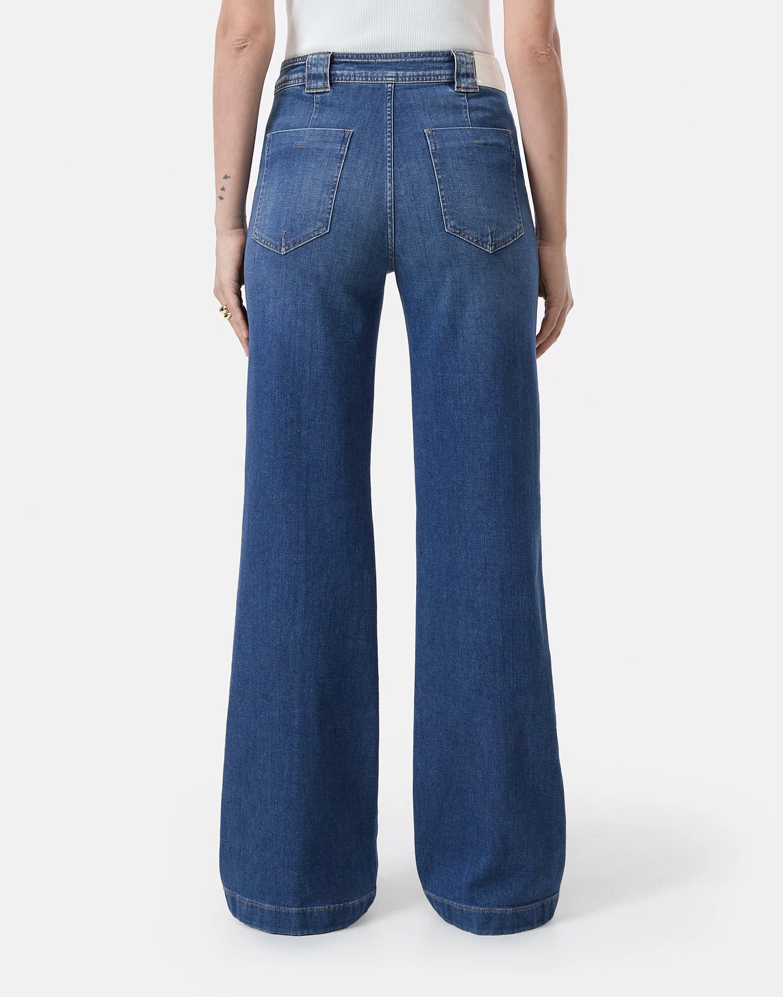 CLOSED Jeans Flared Aria in Denim Rigenerato