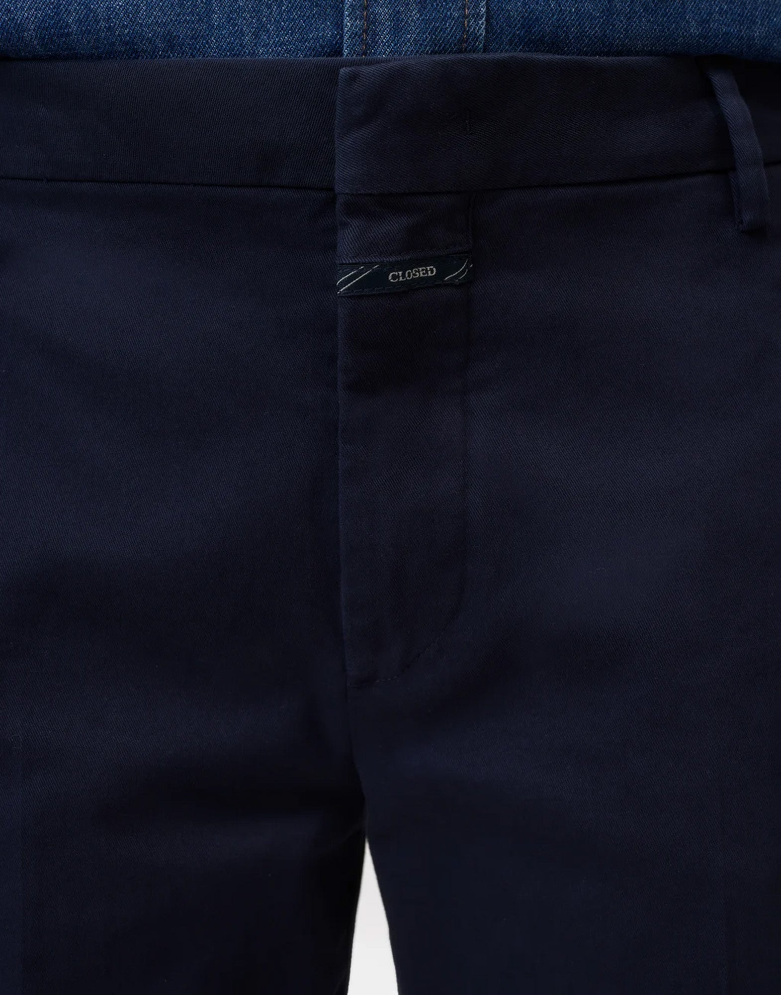 CLOSED Pantaloni Slim Sonnett a Vita Bassa Blu