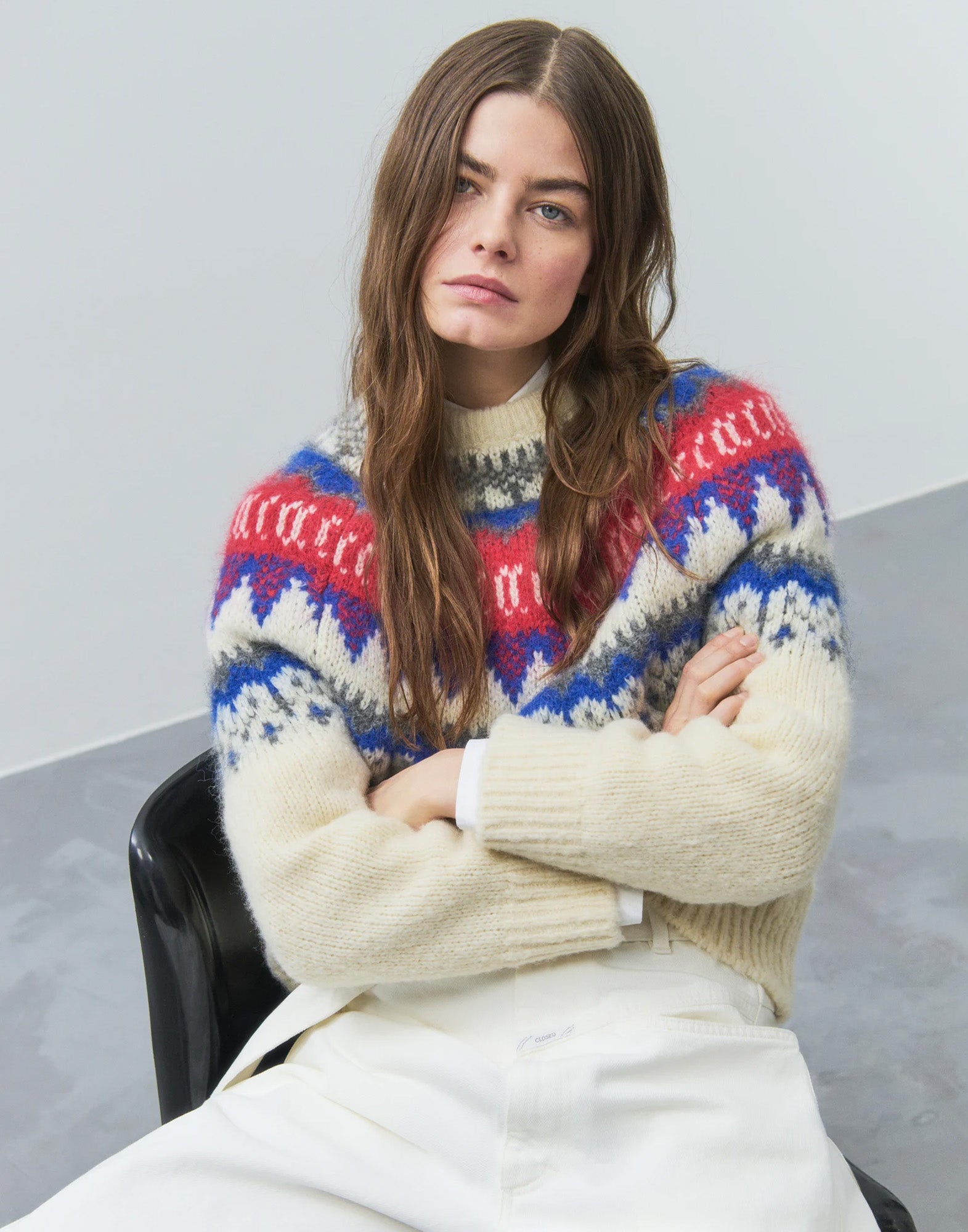 CLOSED Maglione Multicolore in Lana