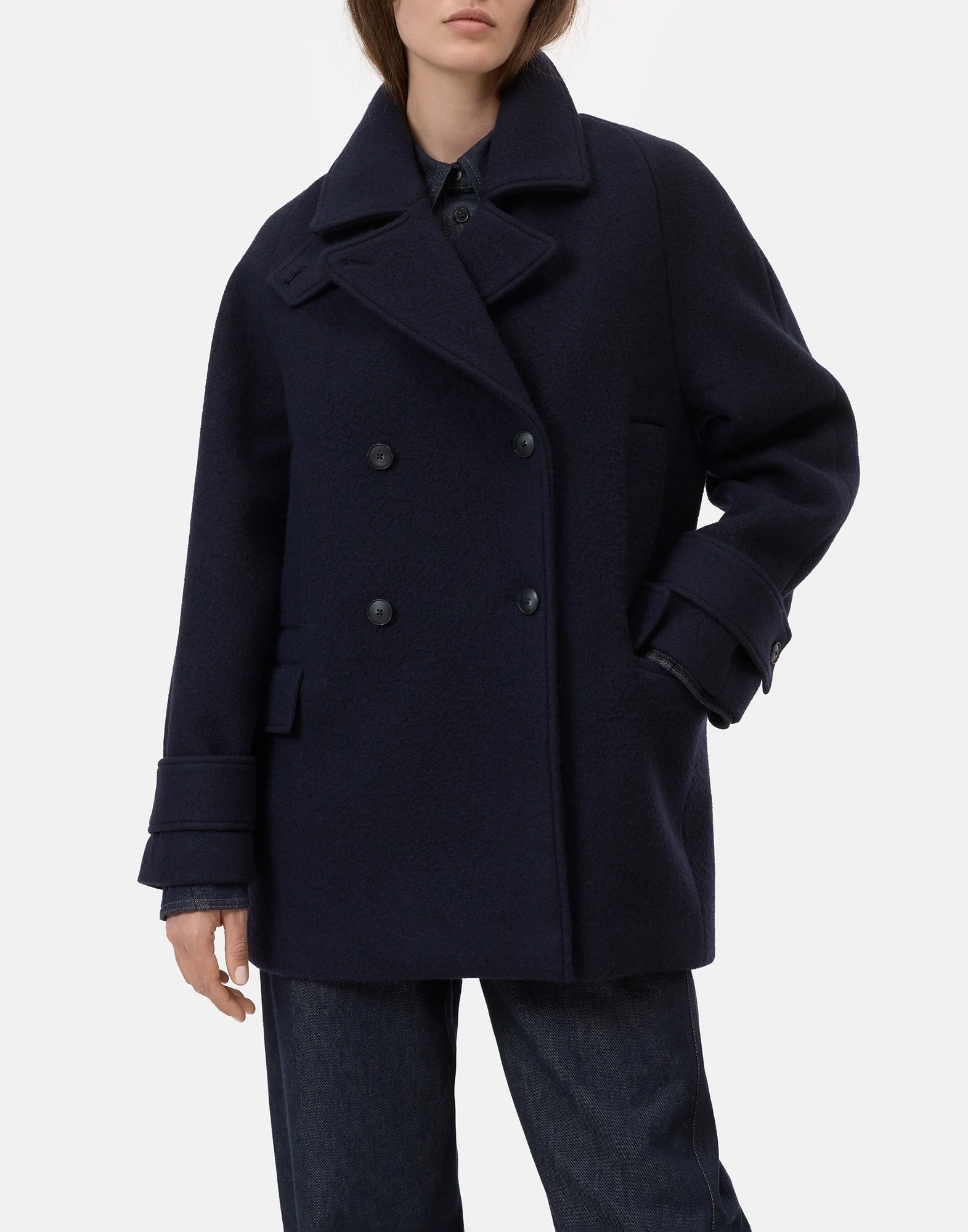 CLOSED Caban in Lana Dark Night