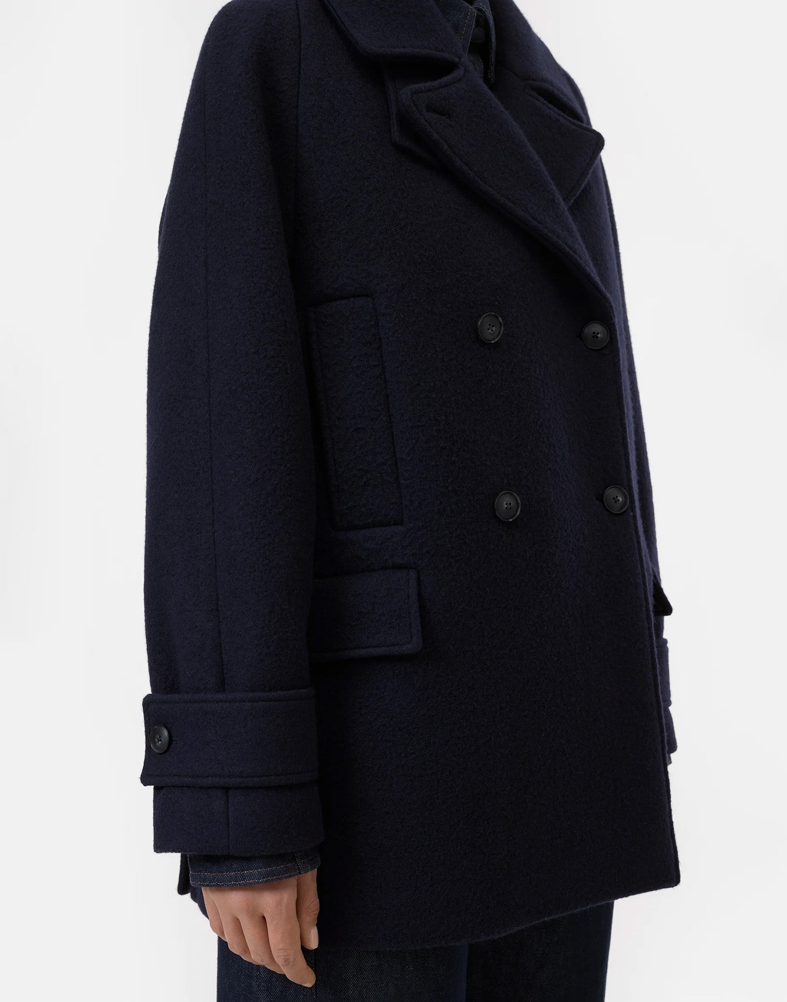 CLOSED Caban in Lana Dark Night