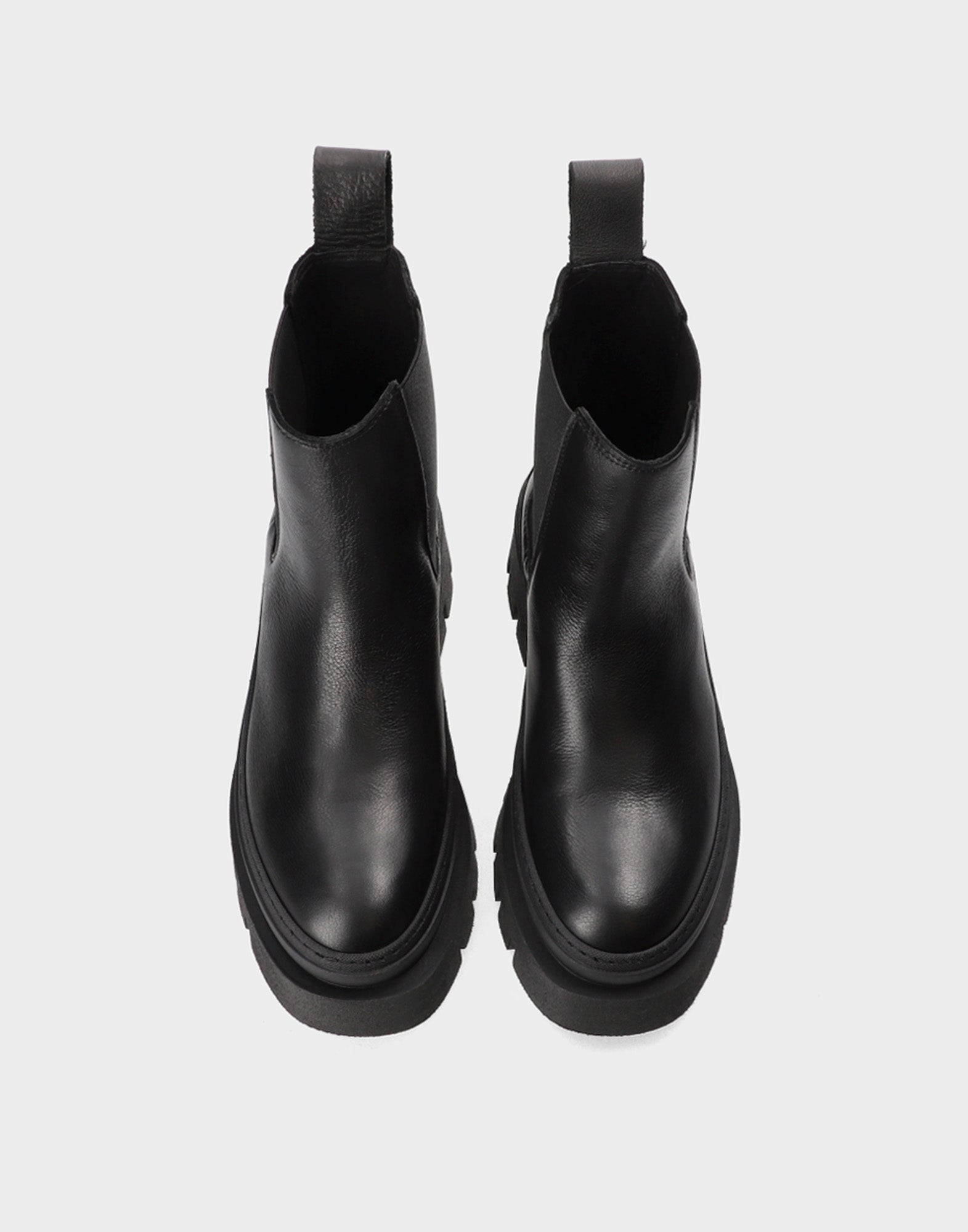 COPENHAGEN Chelsea Boots Chunky in Pelle Nera
