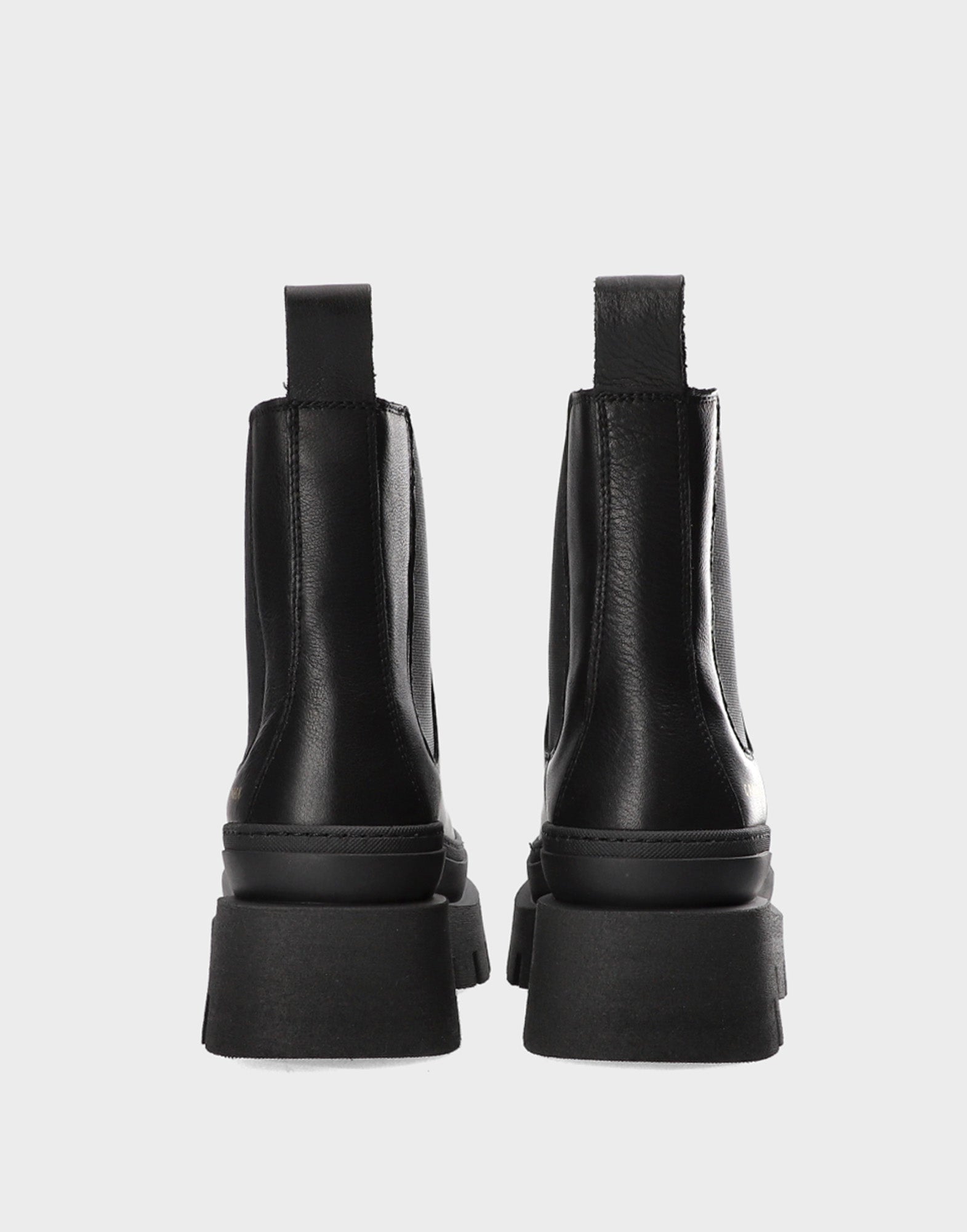 COPENHAGEN Chelsea Boots Chunky in Pelle Nera