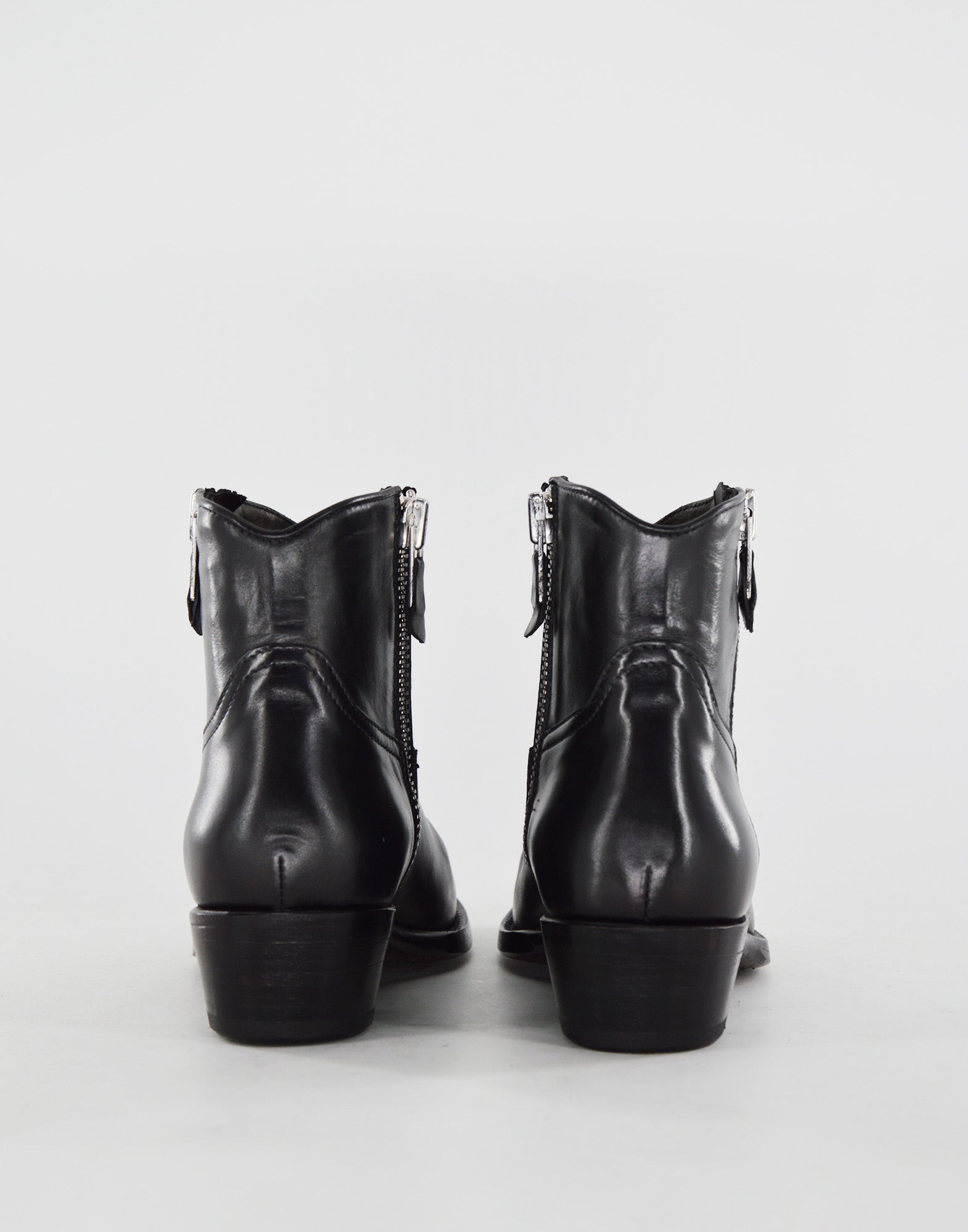 DAMY Tronchetti Bleu in Vitello Nero