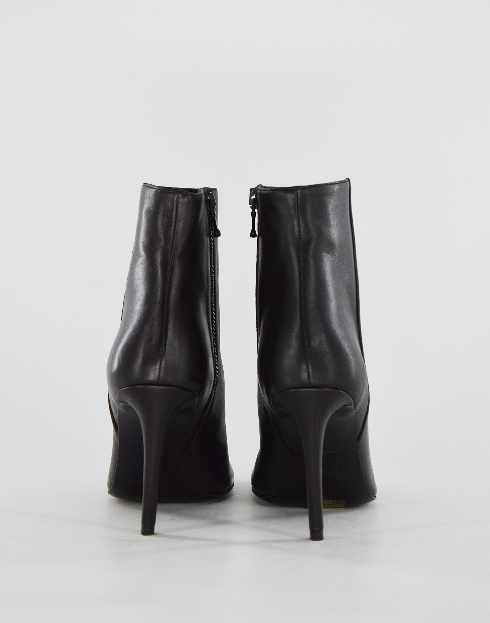 DOUUOD Stivaletti in Nappa con Tacco Nero