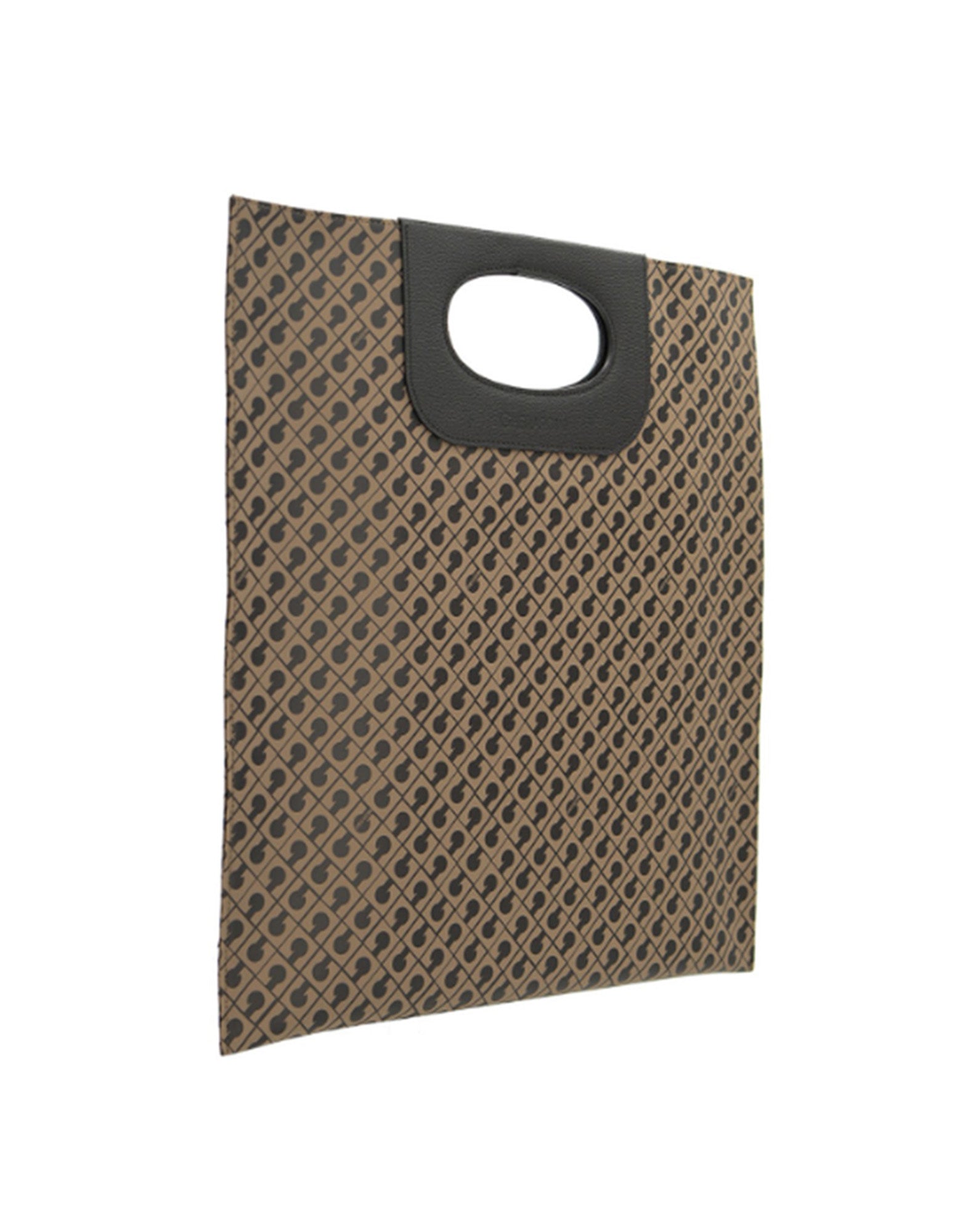 GHERARDINI Borsa Piattina a Mano in Tessuto Softy Toffee