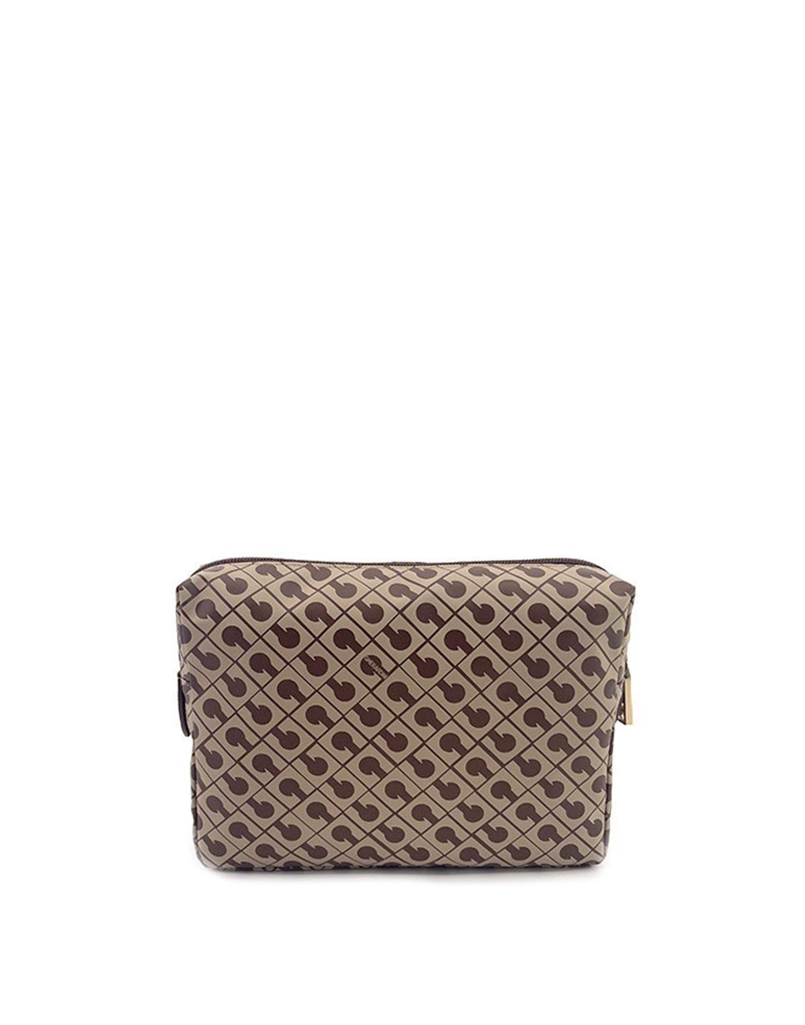 GHERARDINI Beauty Case in Tesuto Softy Tabacco Burro