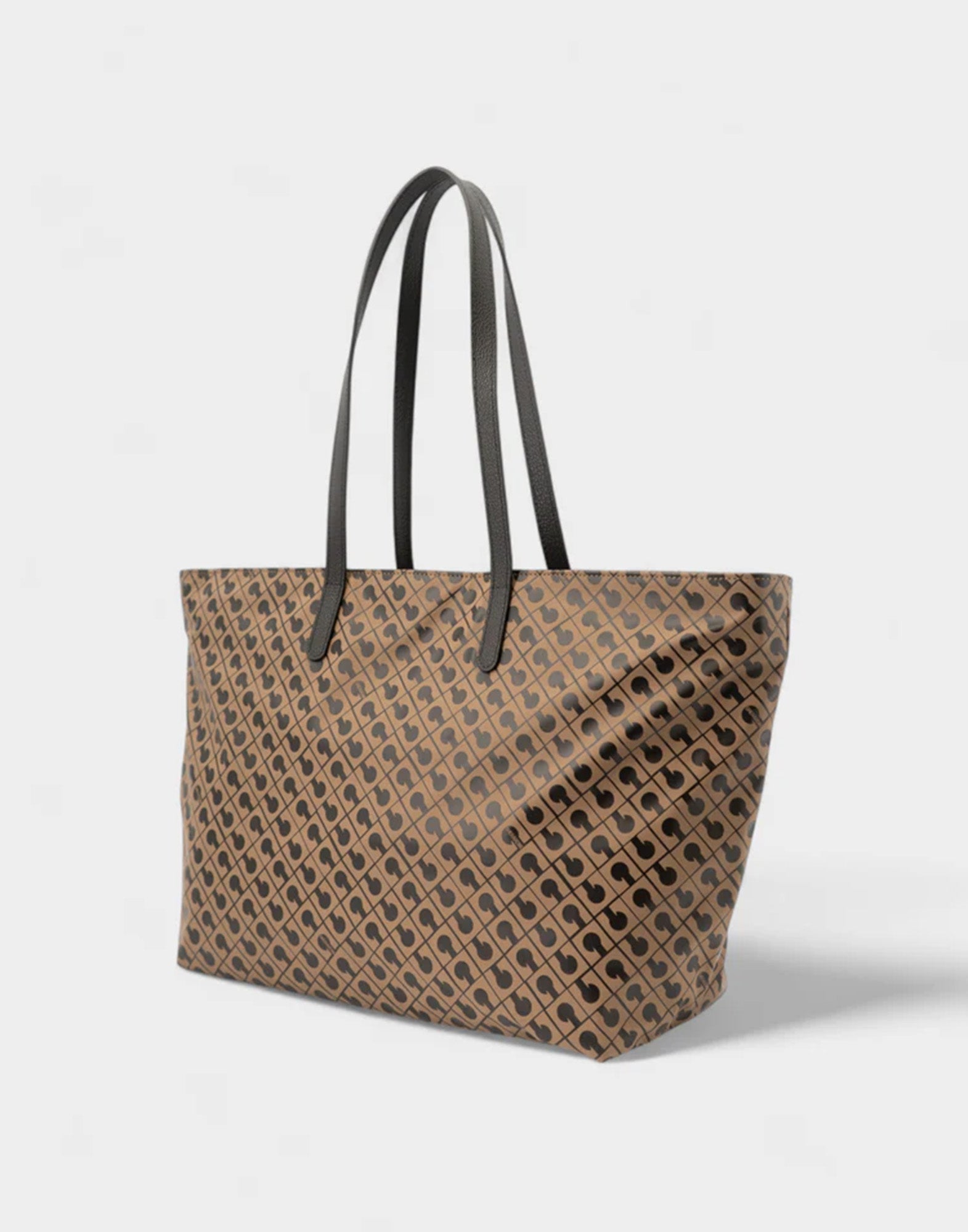 GHERARDINI Shopper Grande in Tessuto Softy Toffee