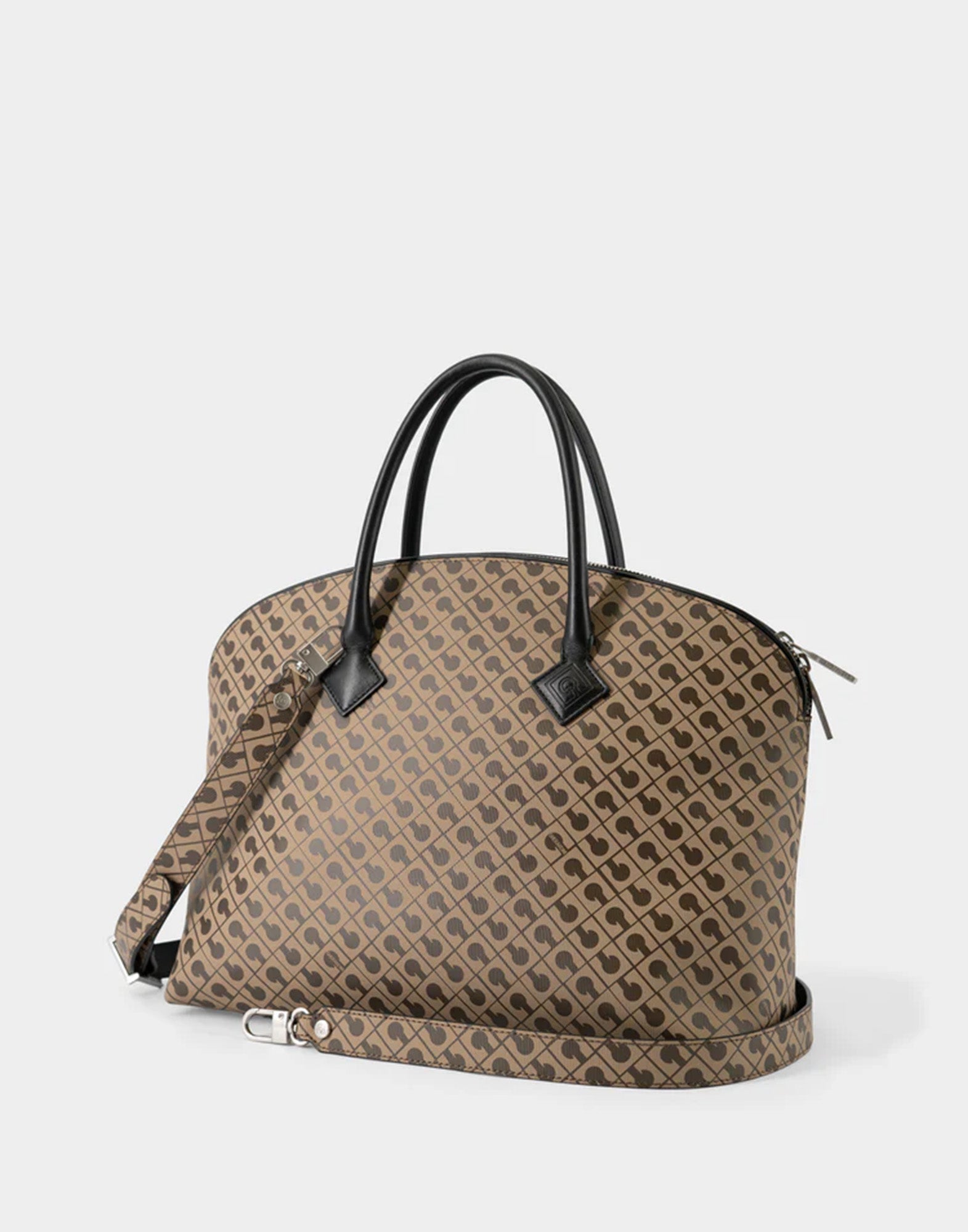 GHERARDINI Bowling Grande in Tessuto Millerighe Moka