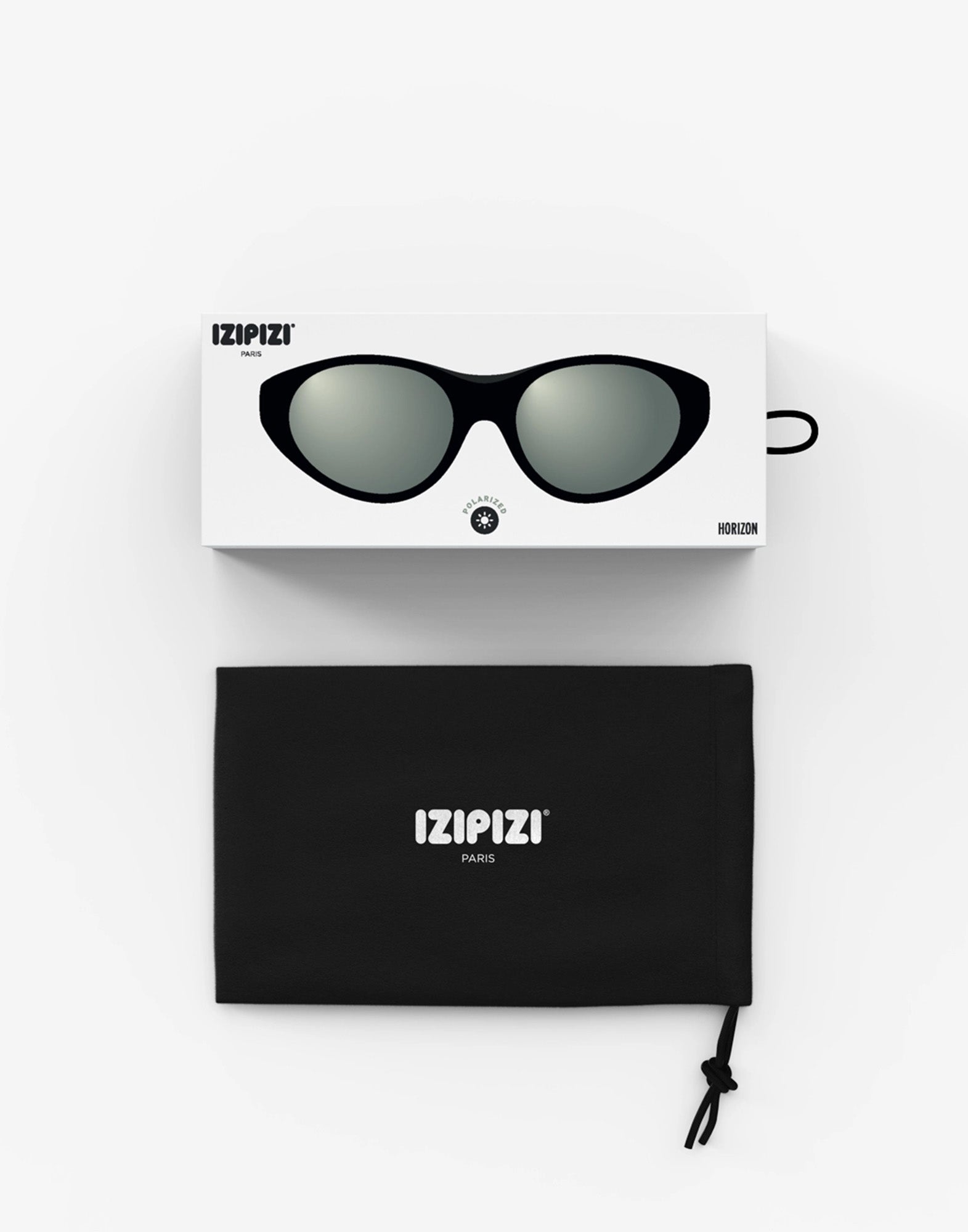 IZIPIZI Occhiali da Sole Horizon Polarized Black