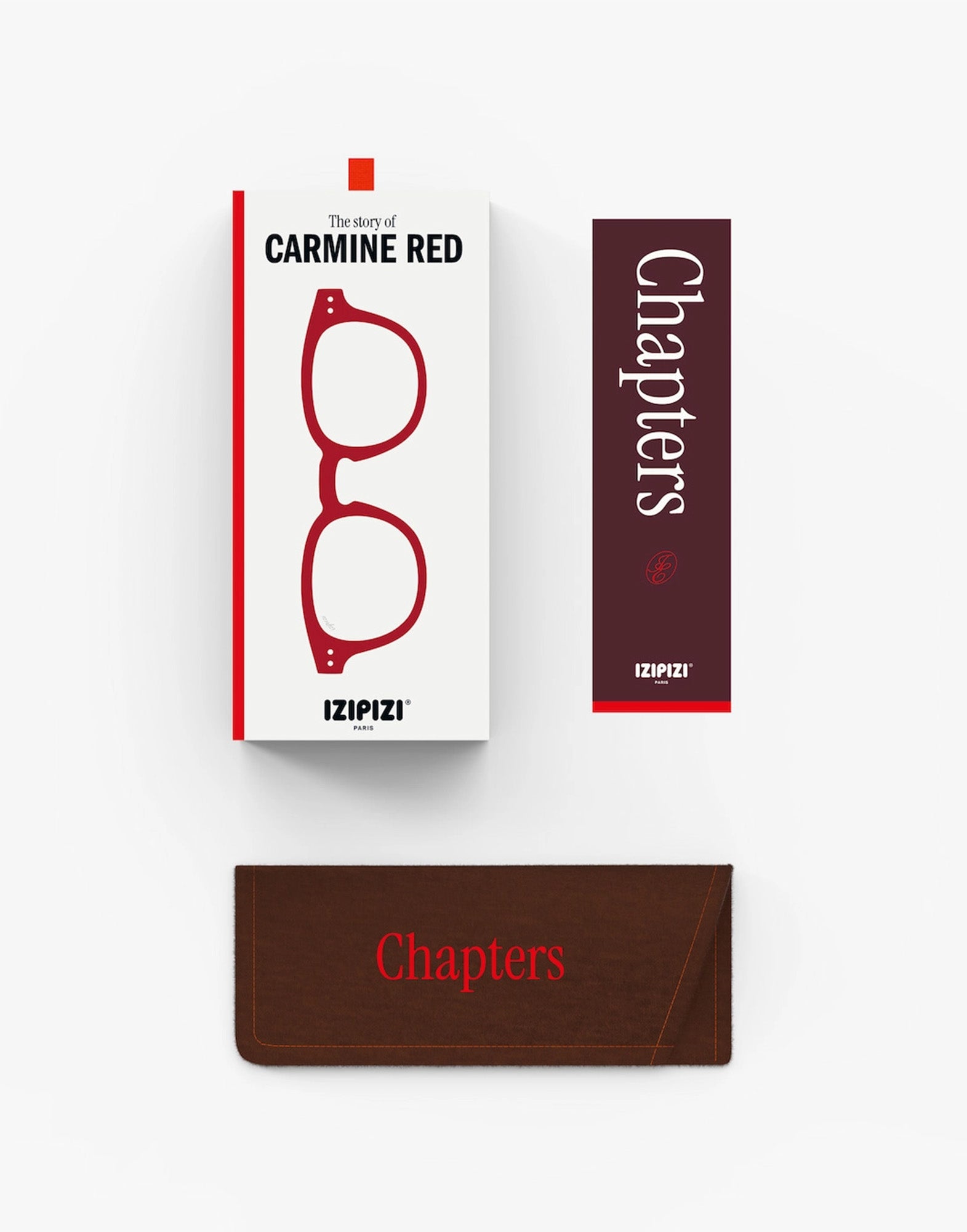 IZIPIZI Occhiali da Lettura Mod. C Carmine Red