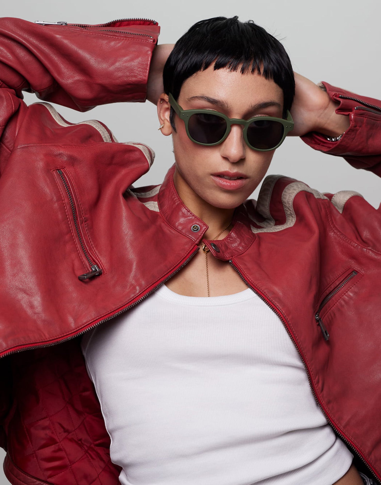 IZIPIZI Occhiali da Sole Mod. C Kaki Green