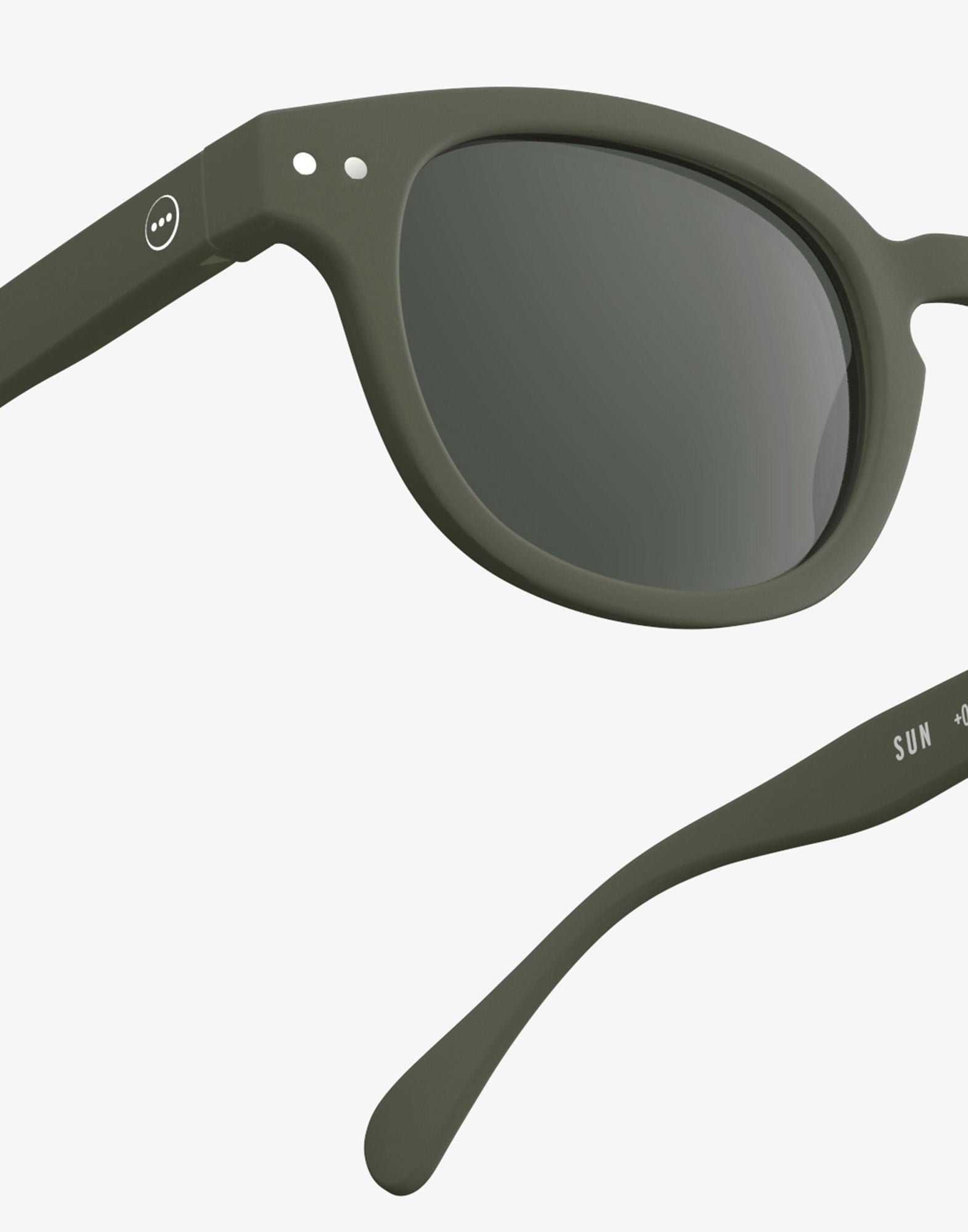 IZIPIZI Occhiali da Sole Mod. C Kaki Green