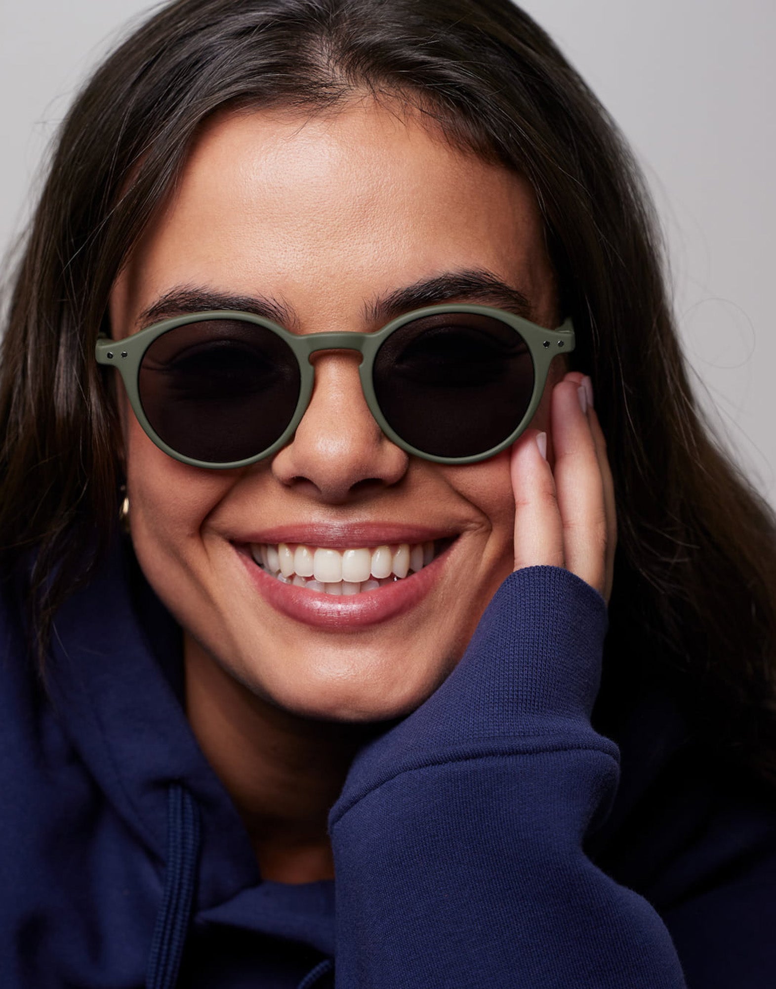 IZIPIZI Occhiali da Sole Mod. D Kaki Green