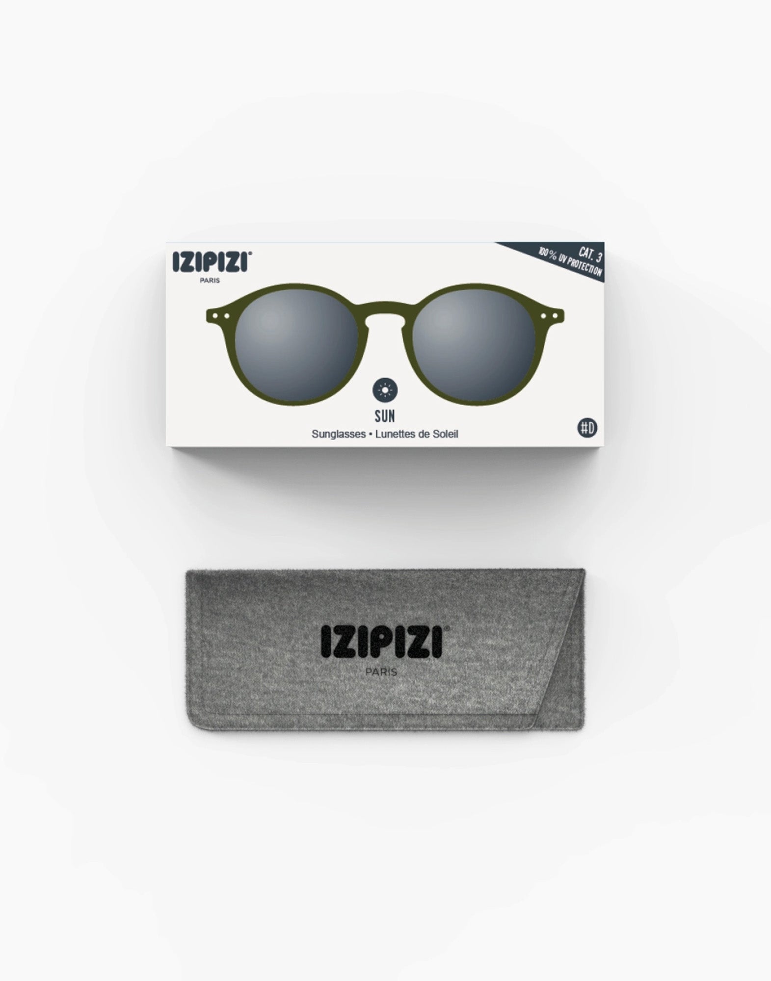 IZIPIZI Occhiali da Sole Mod. D Kaki Green