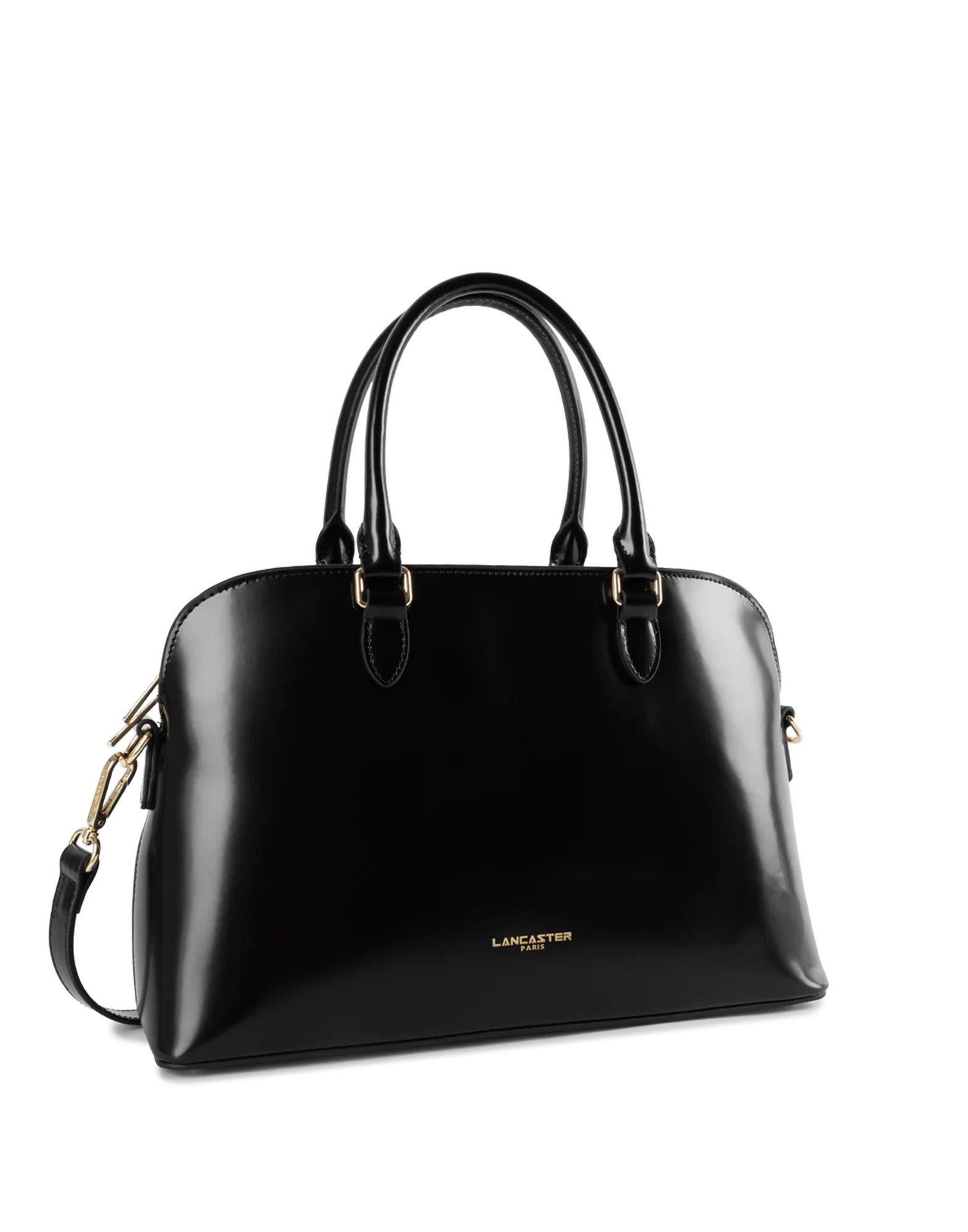 LANCASTER Grande Borsa a Mezza Luna in Pelle di Vitello Liscia