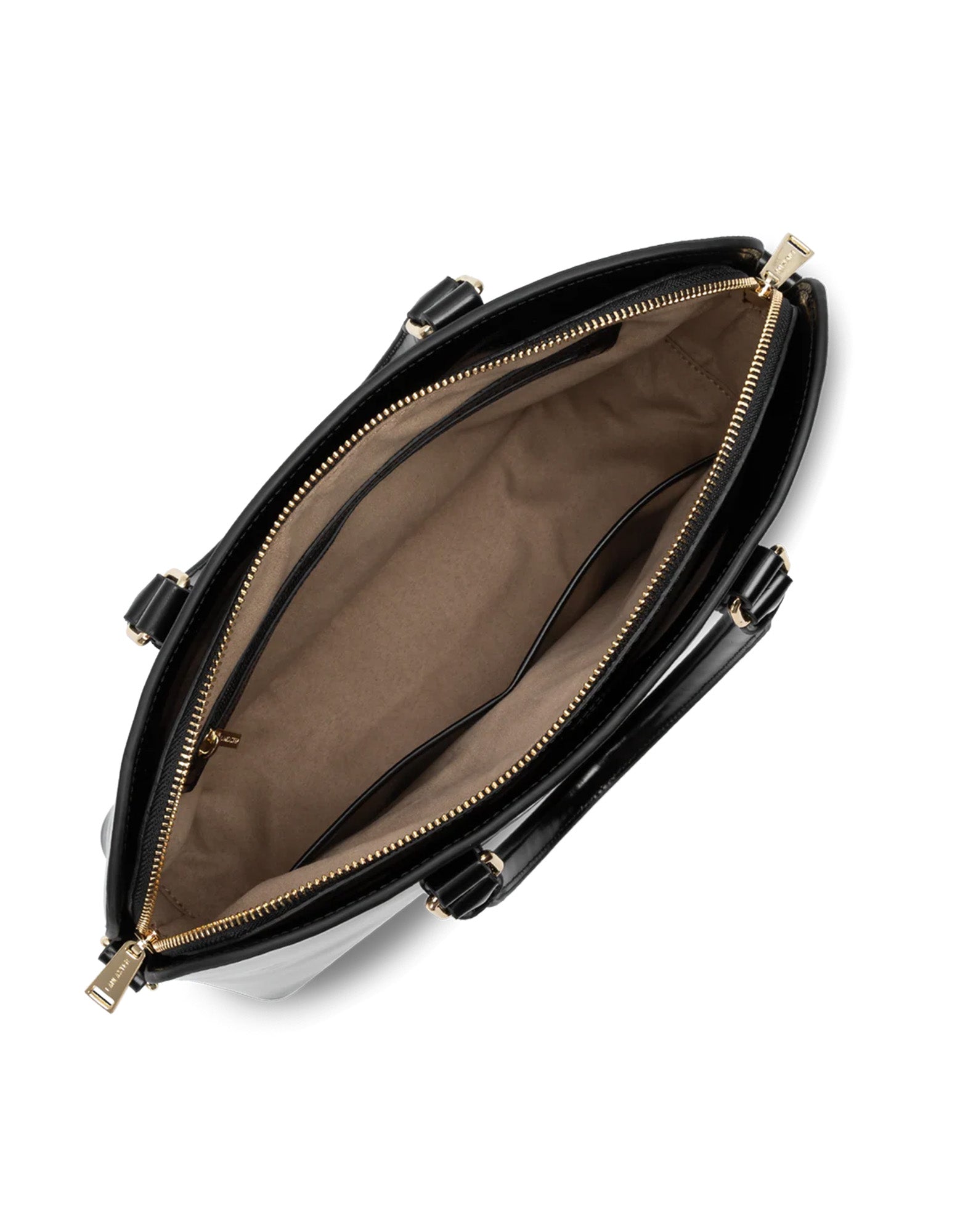 LANCASTER Grande Borsa a Mezza Luna in Pelle di Vitello Liscia