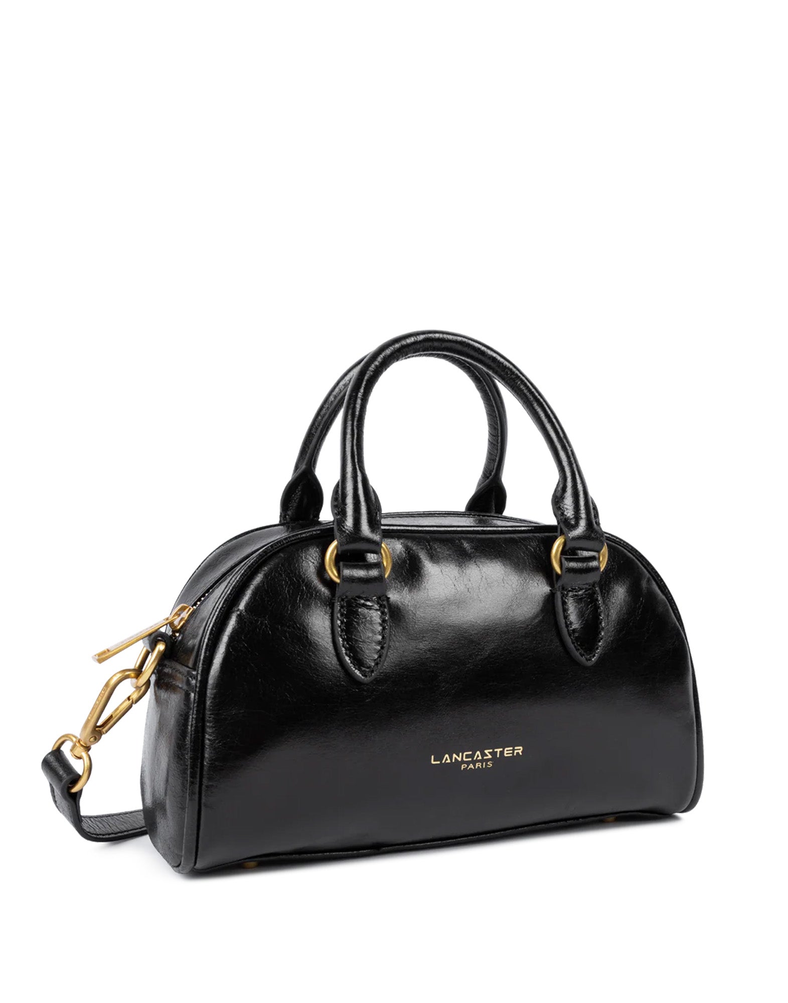 LANCASTER Borsa Piccola Bowling Rétro Bow Noir