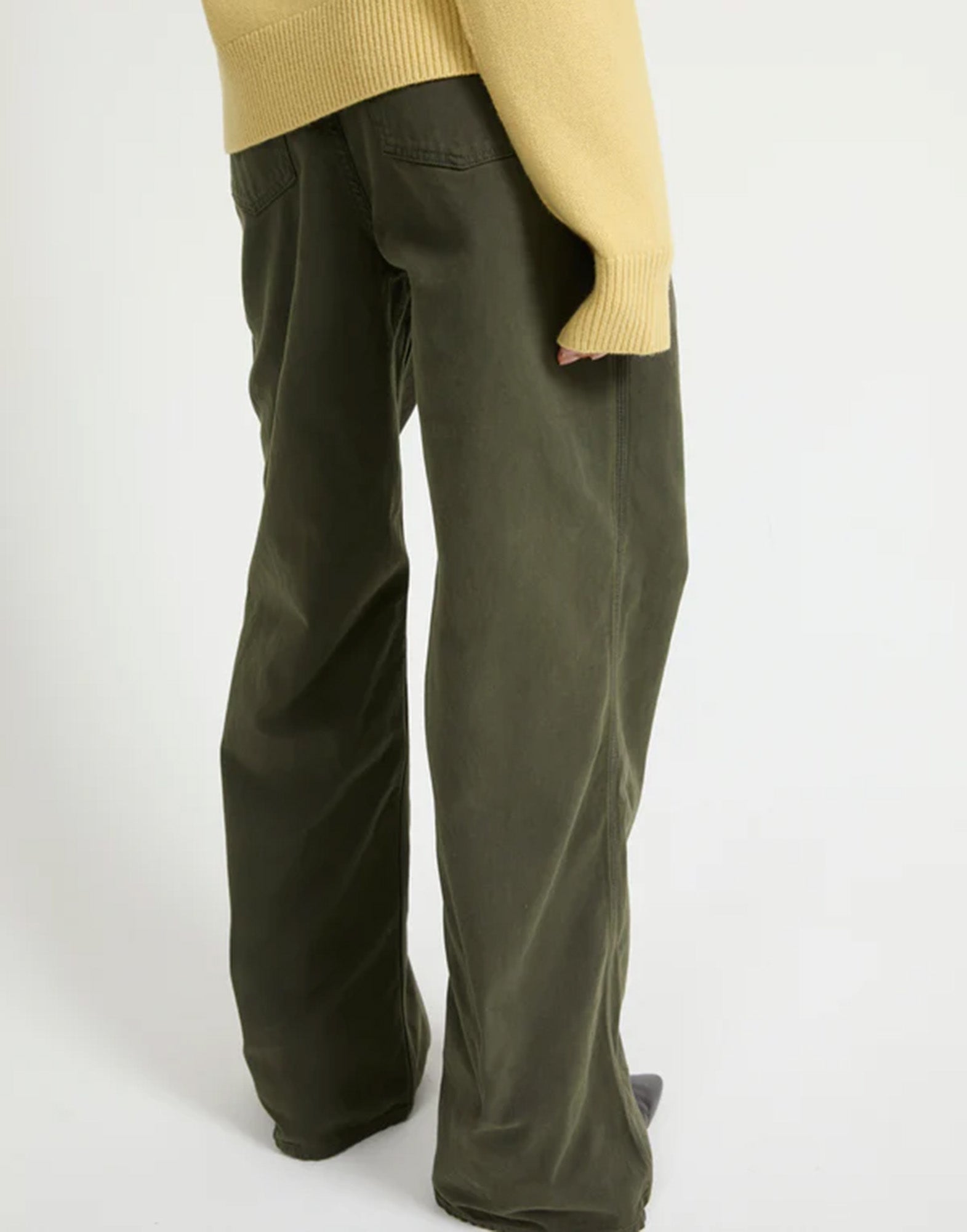 LAURENCE BRAS Pantaloni a Gamba Larga Khaki