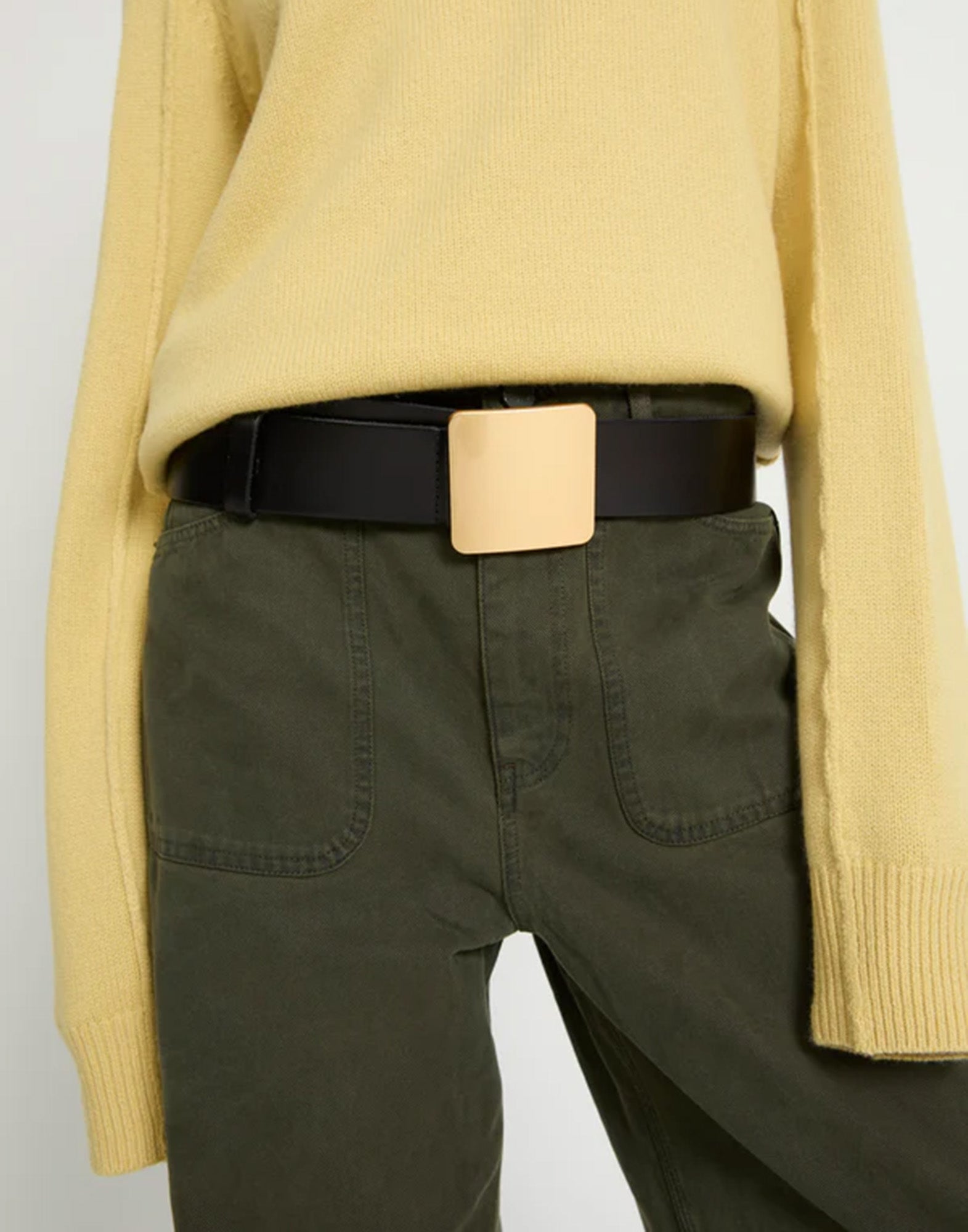 LAURENCE BRAS Pantaloni a Gamba Larga Khaki
