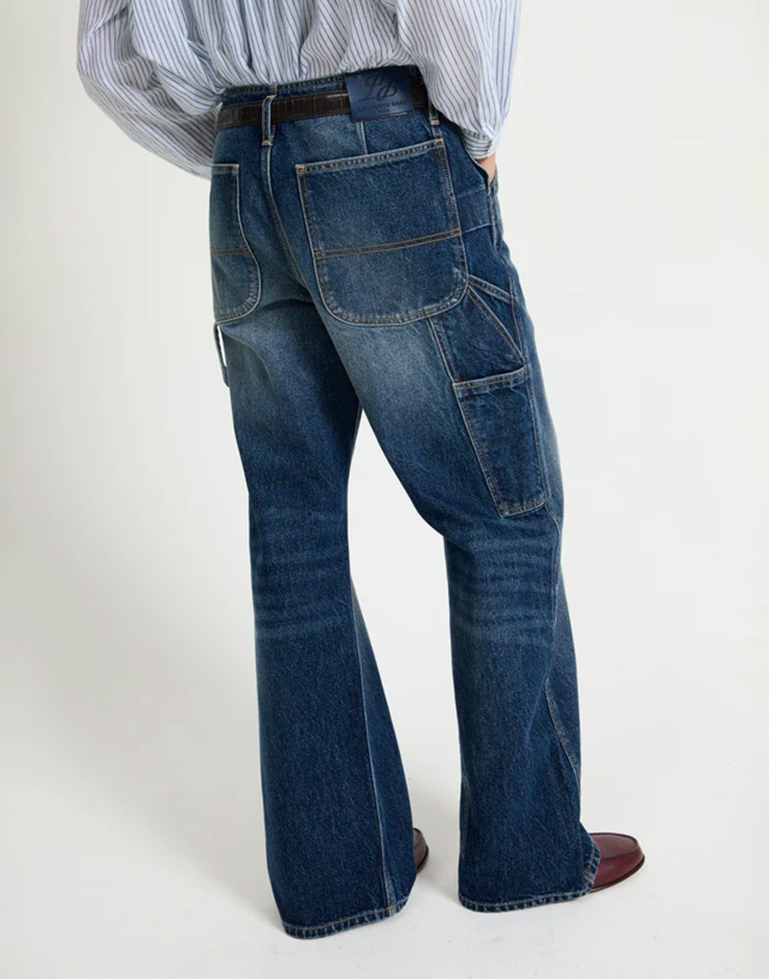 LAURENCE BRAS Jeans Carpenter Blu