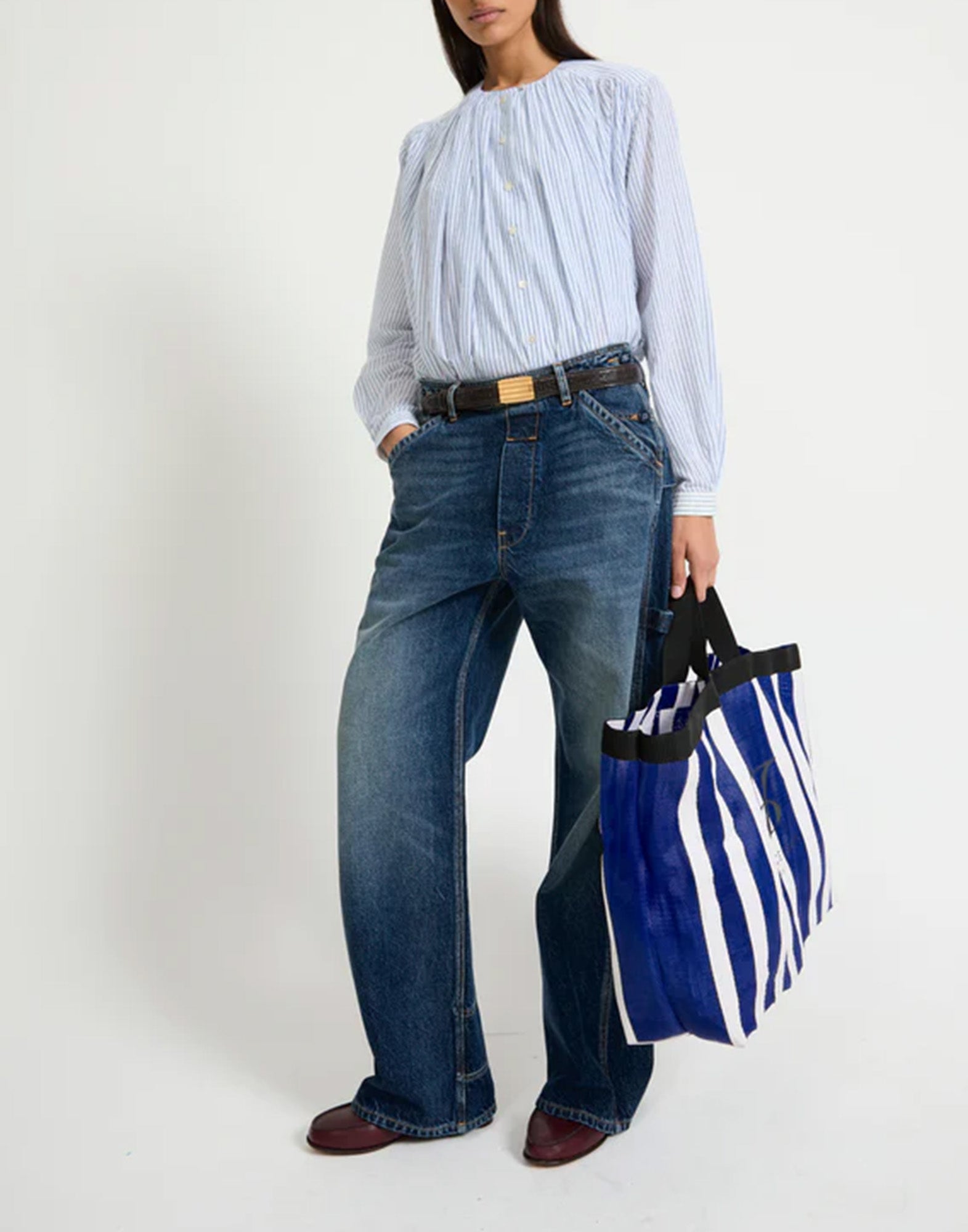 LAURENCE BRAS Jeans Carpenter Blu