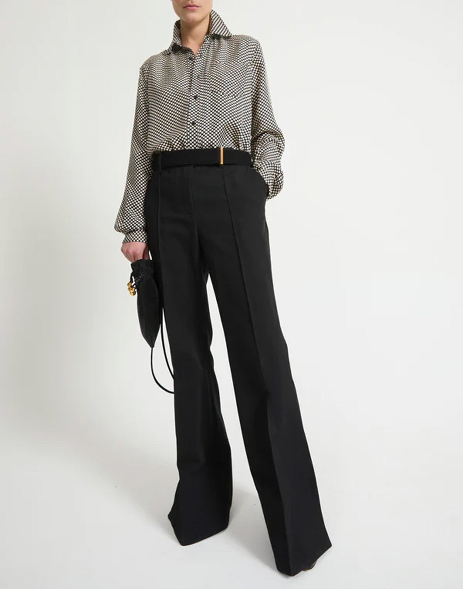 LAURENCE BRAS Camicia in Seta a Pois Alfreda