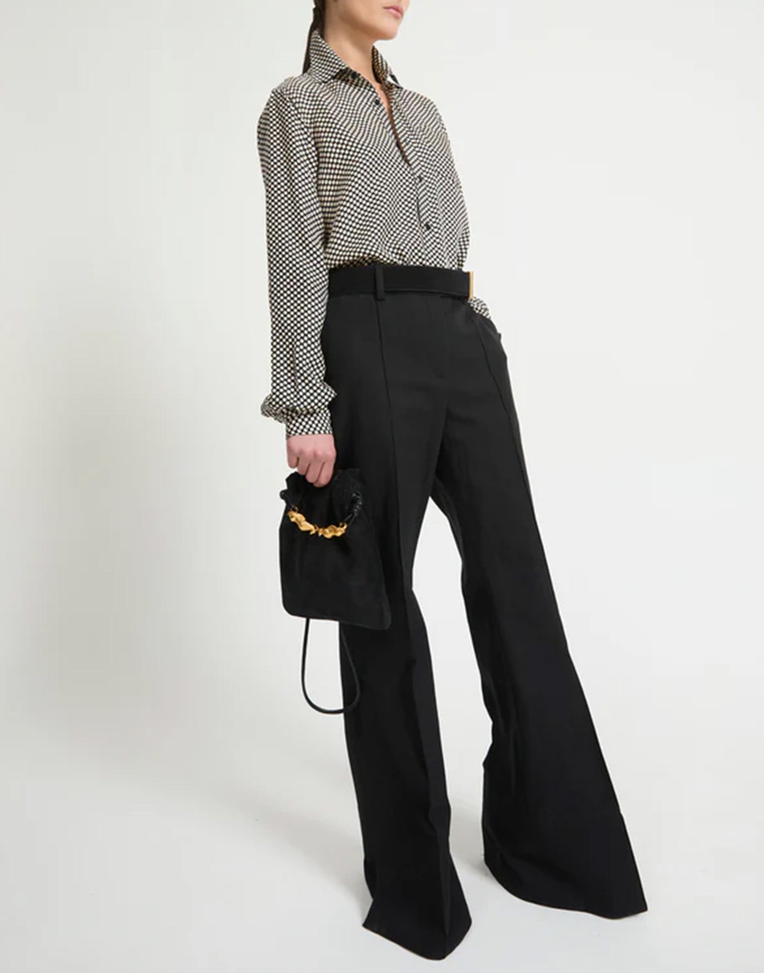 LAURENCE BRAS Camicia in Seta a Pois Alfreda