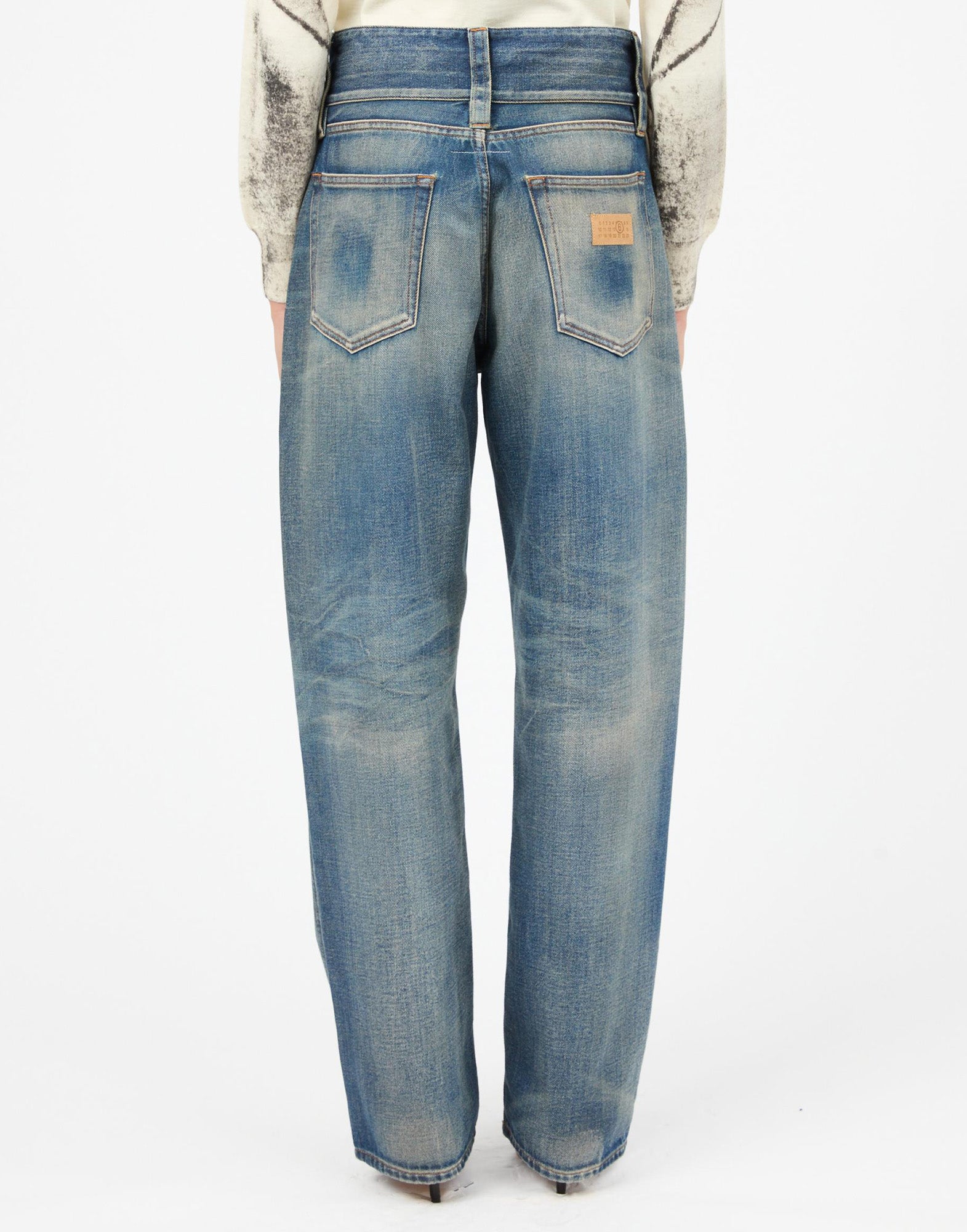 MM6 MAISON MARGIELA Jeans in Denim Slub Indigo 12,5 Oz